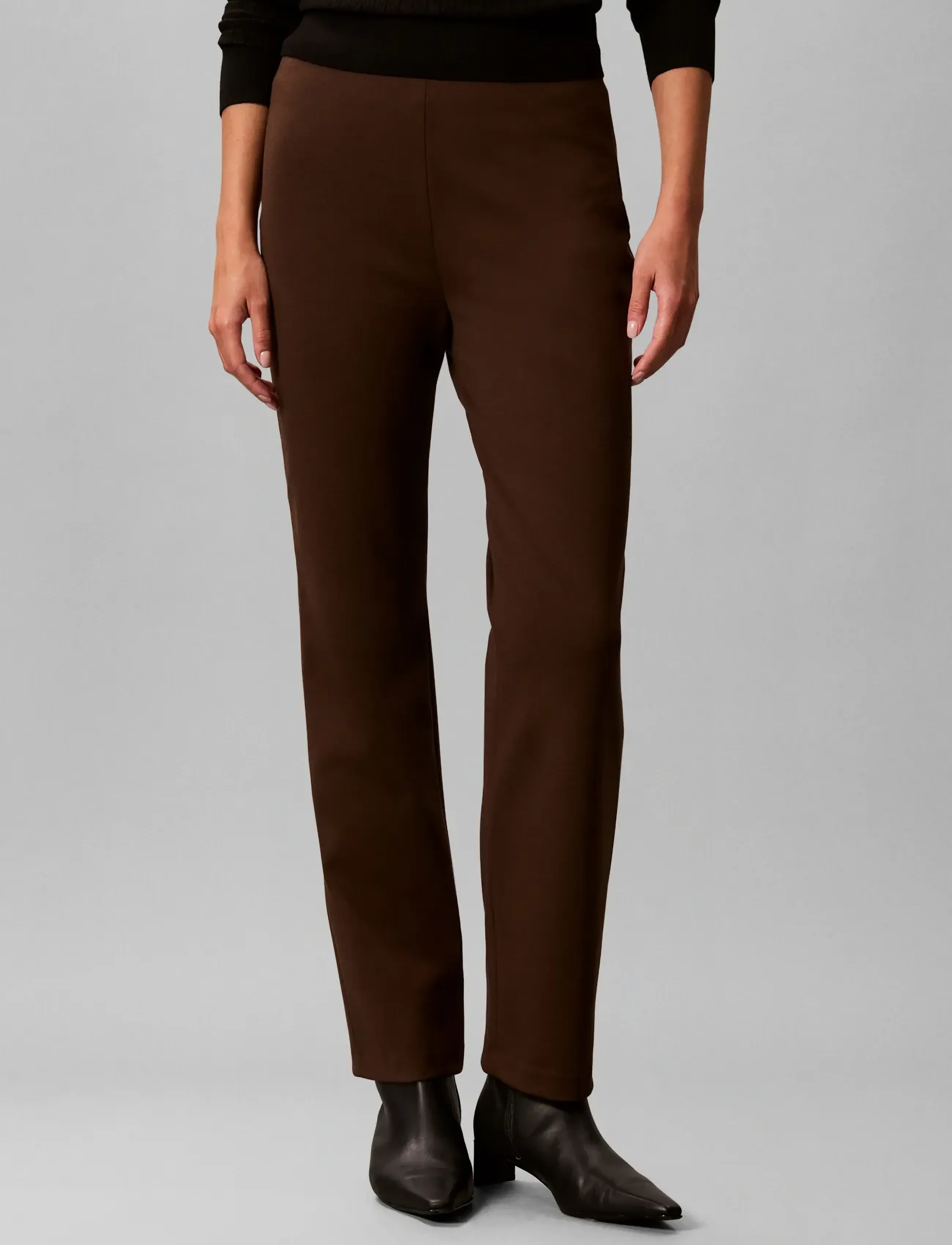Calvin Klein Ponte Straight Leg Pant kostymbyxor dam – bild 3