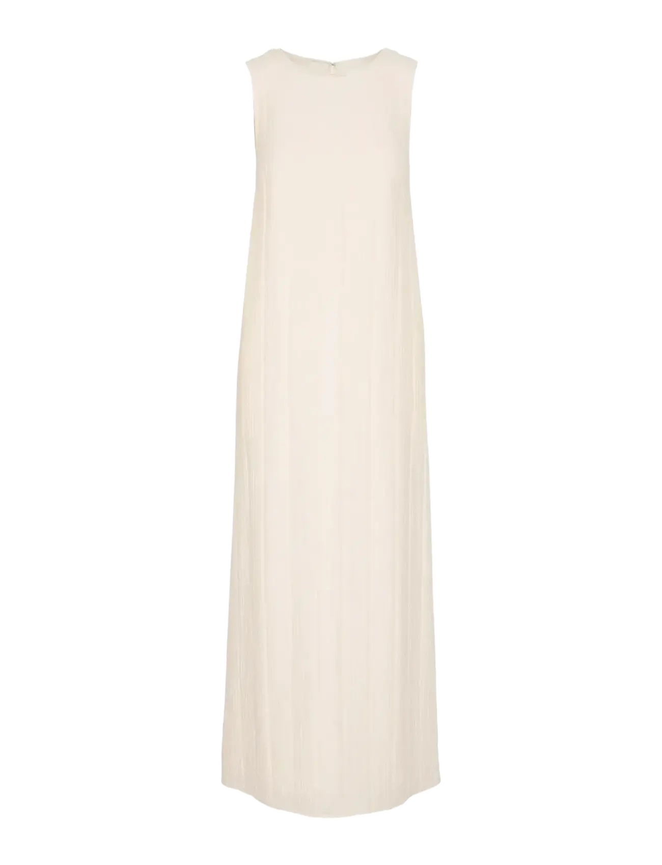 CALVIN KLEIN Viscose Sheer Stripe Shift Kleid Cream - XS - Damen