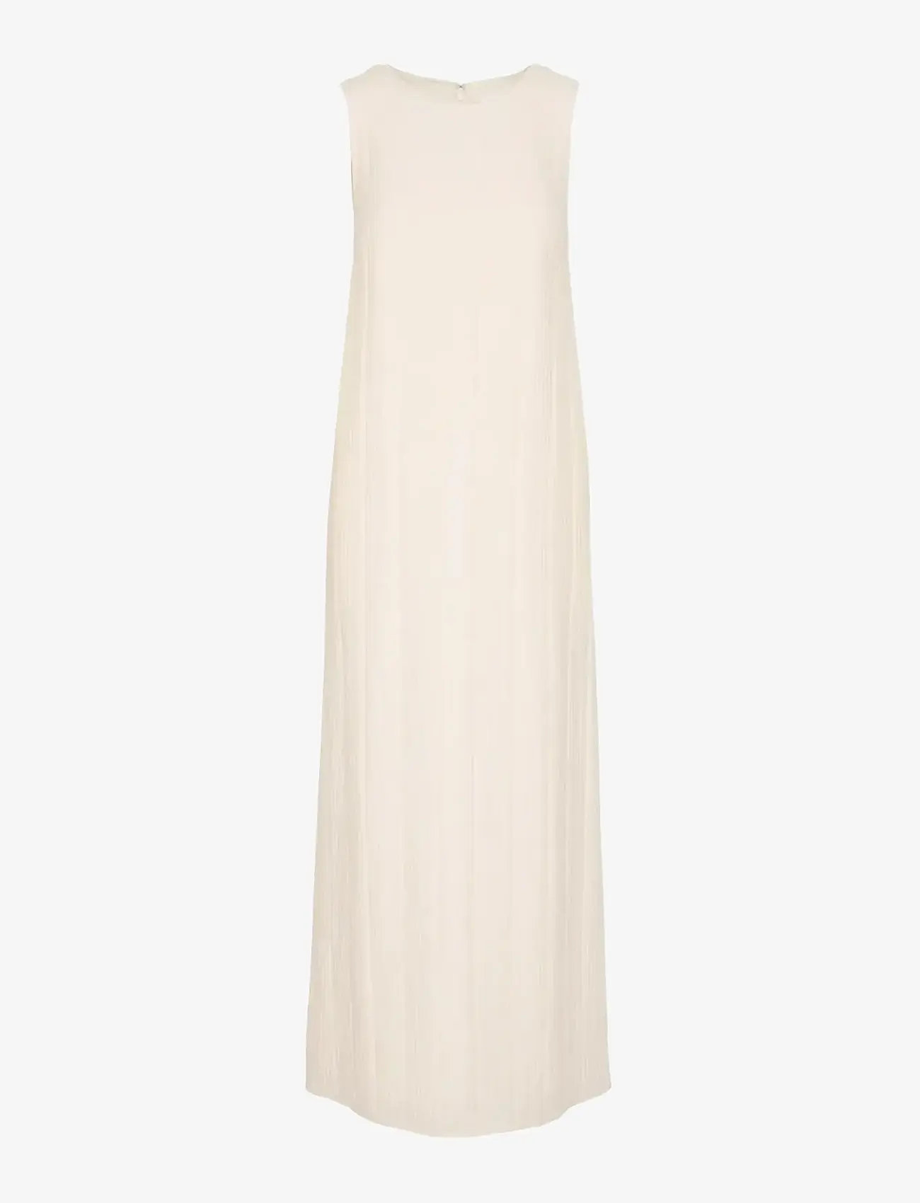 Calvin Klein - VISCOSE SHEER STRIPE SHIFT DRESS - sommerkleider - mother of pearl - 1