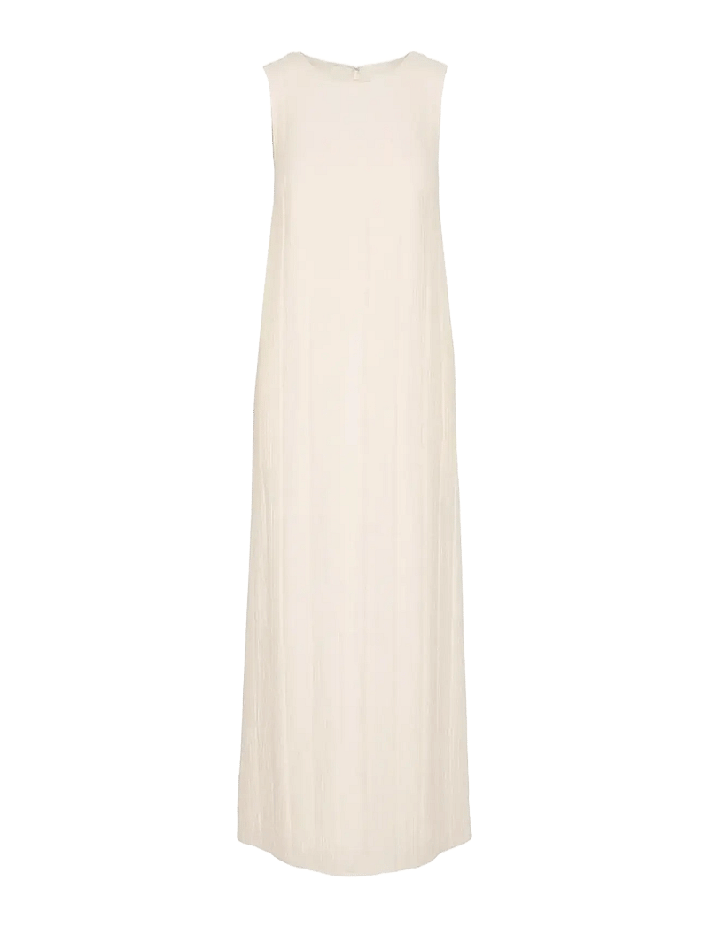 Calvin Klein - VISCOSE SHEER STRIPE SHIFT DRESS - sommerkleider - mother of pearl - 1