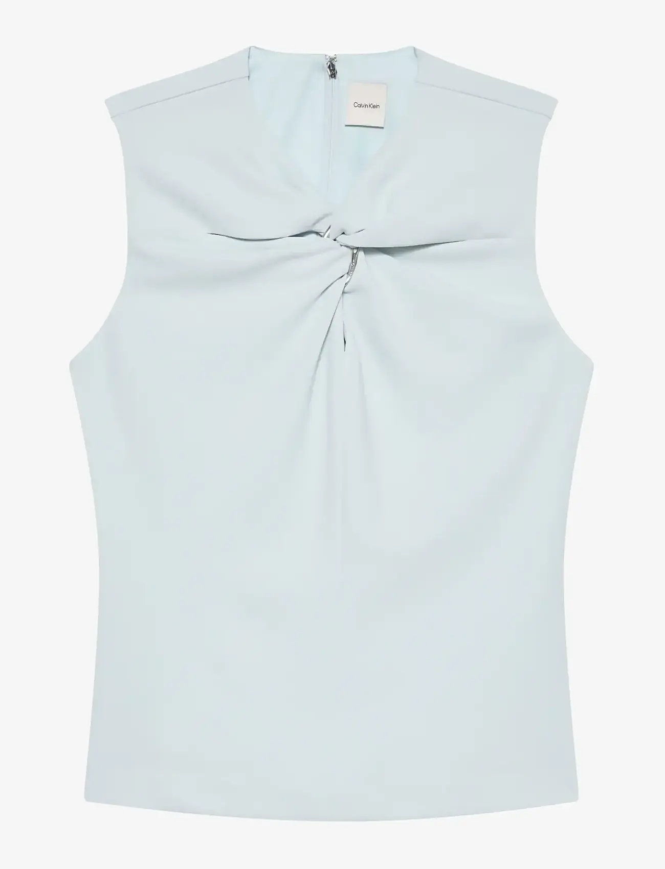 Calvin Klein - SCUBA CREPE HARDWARE TOP - sleeveless blouses - plein air - 1