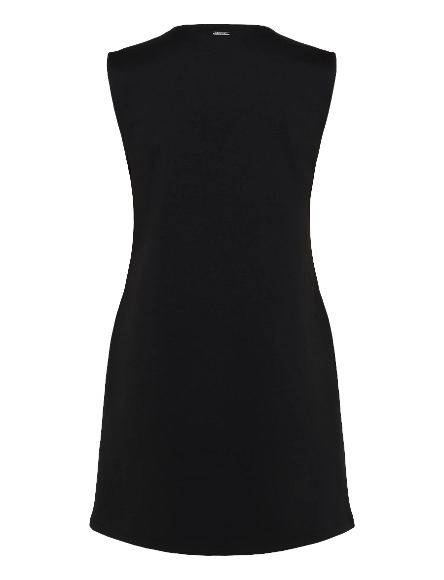 Calvin Klein - SL INTERLOCK V NECK MINI DRESS - black - 1