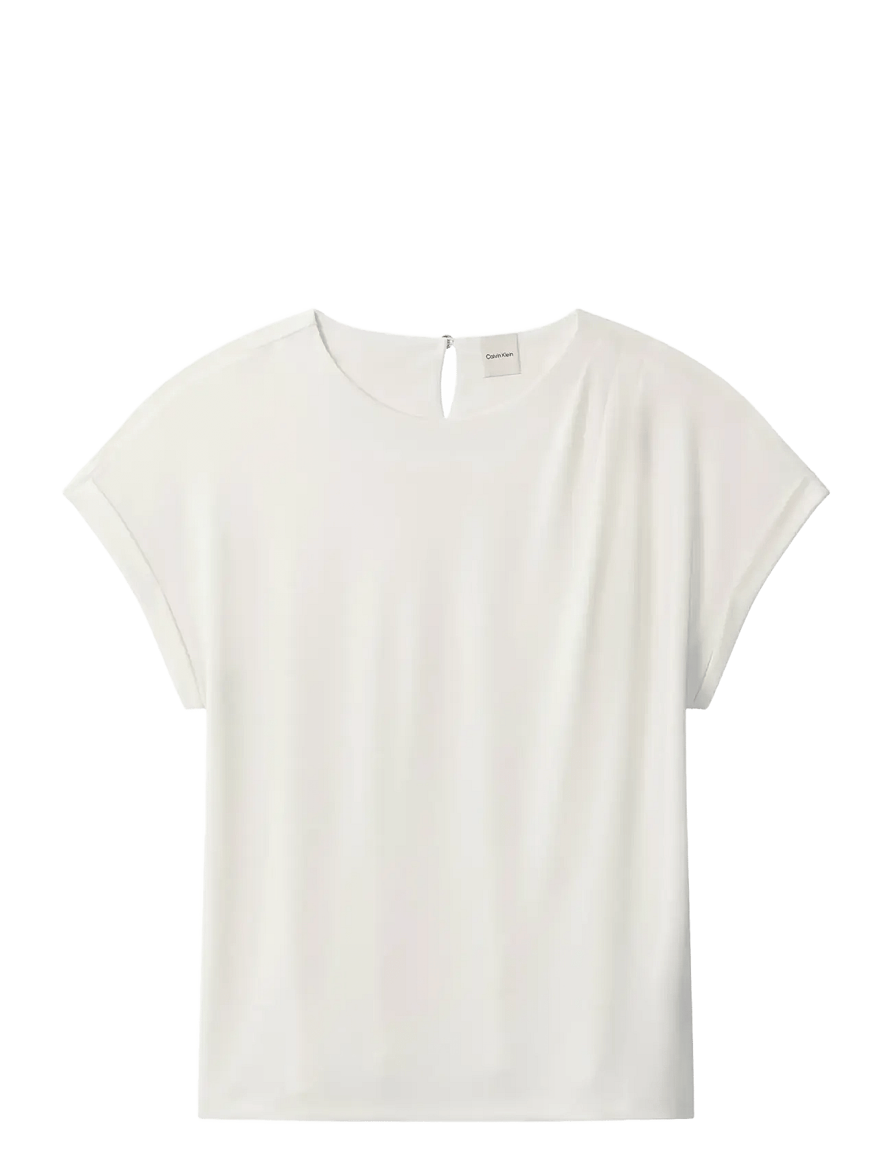 Calvin Klein | Ss Crepe Jersey Hardware Top | S