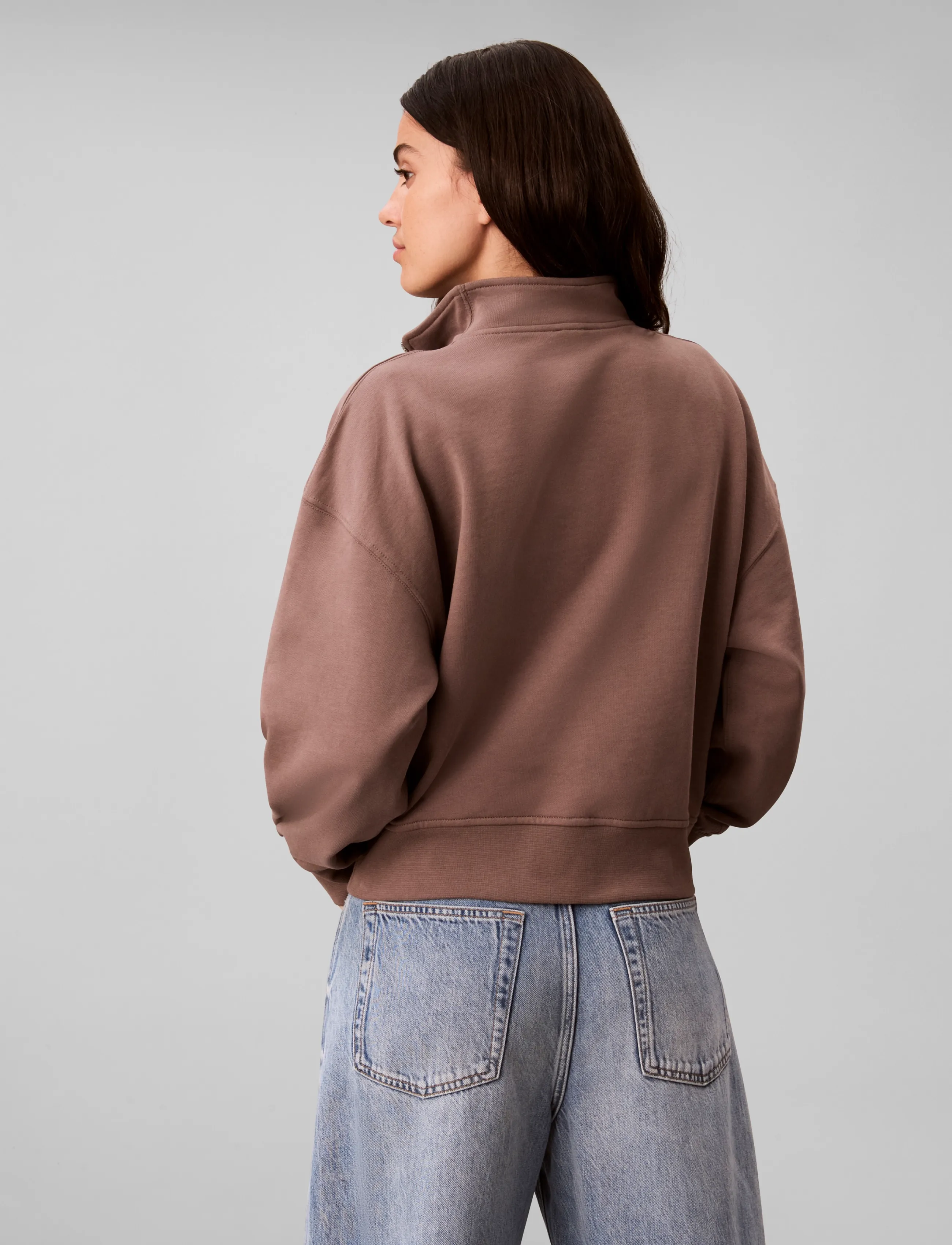 Calvin Klein - LS FRENCH TERRY STANDARD LOGO TO - everyday style - iron - 2