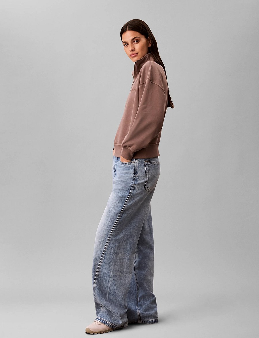 Calvin Klein - LS FRENCH TERRY STANDARD LOGO TO - everyday style - iron - 5