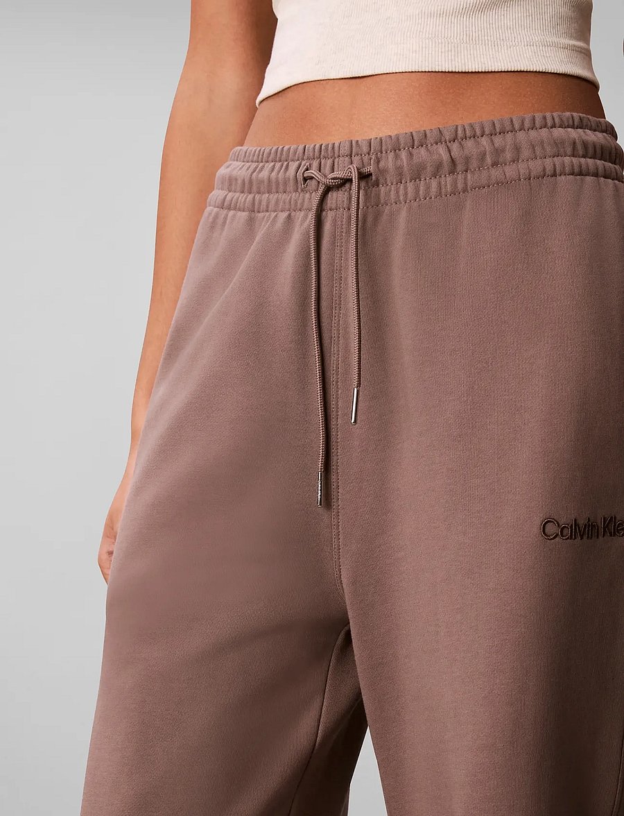 Calvin Klein - FRENCH TERRY STANDARD LOGO BOTTO - sweatpants - iron - 4