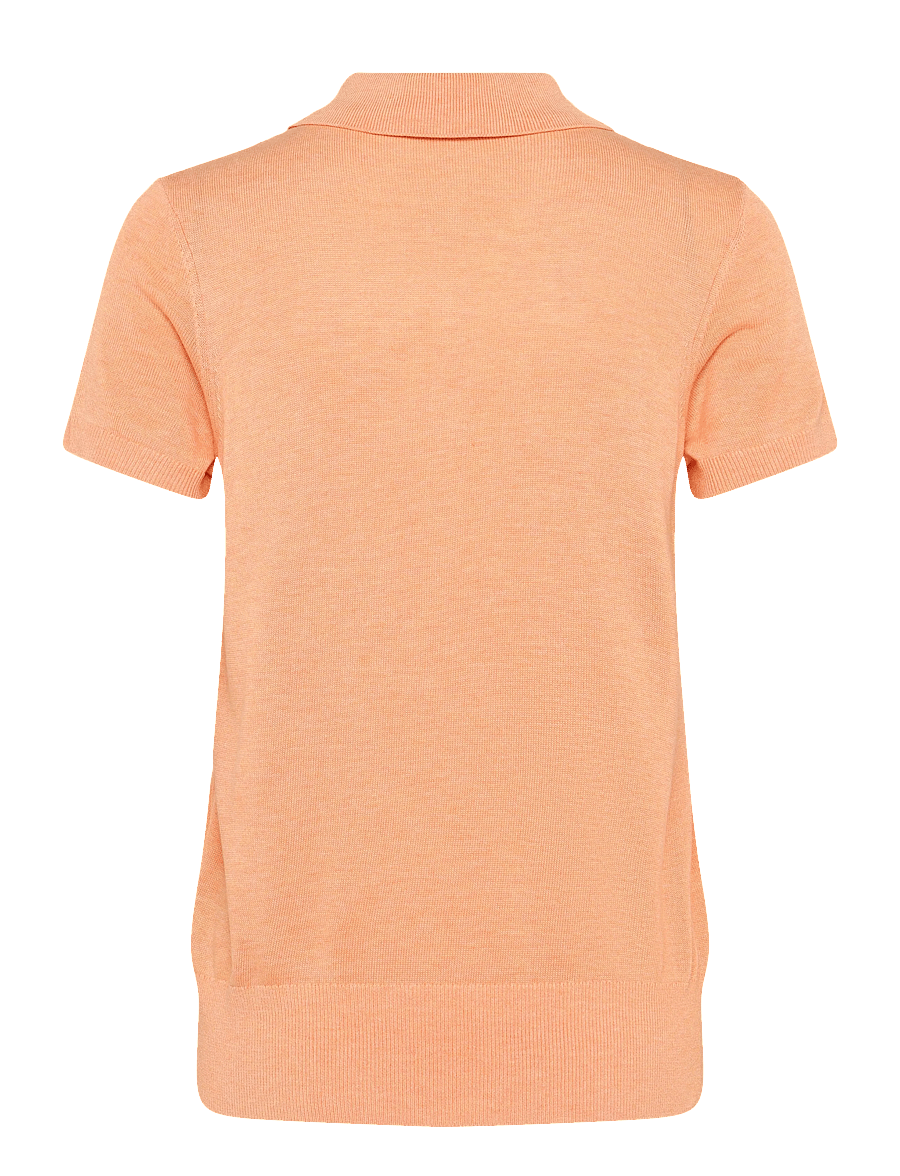 Calvin Klein - FINE GAUGE SS POLO - poloer - peachy day - 1