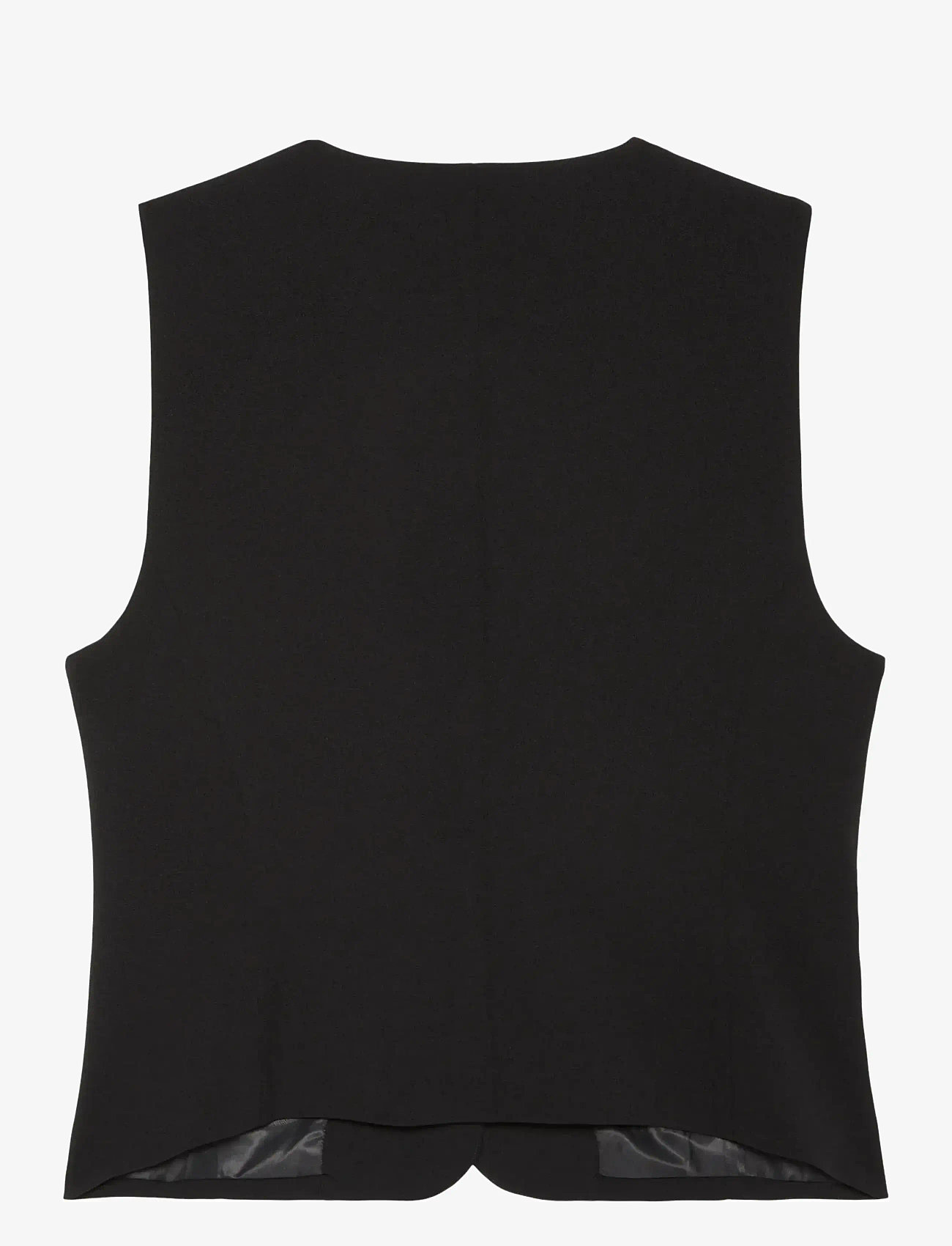 Calvin Klein - STRETCH CREPE VEST - veste - black - 1