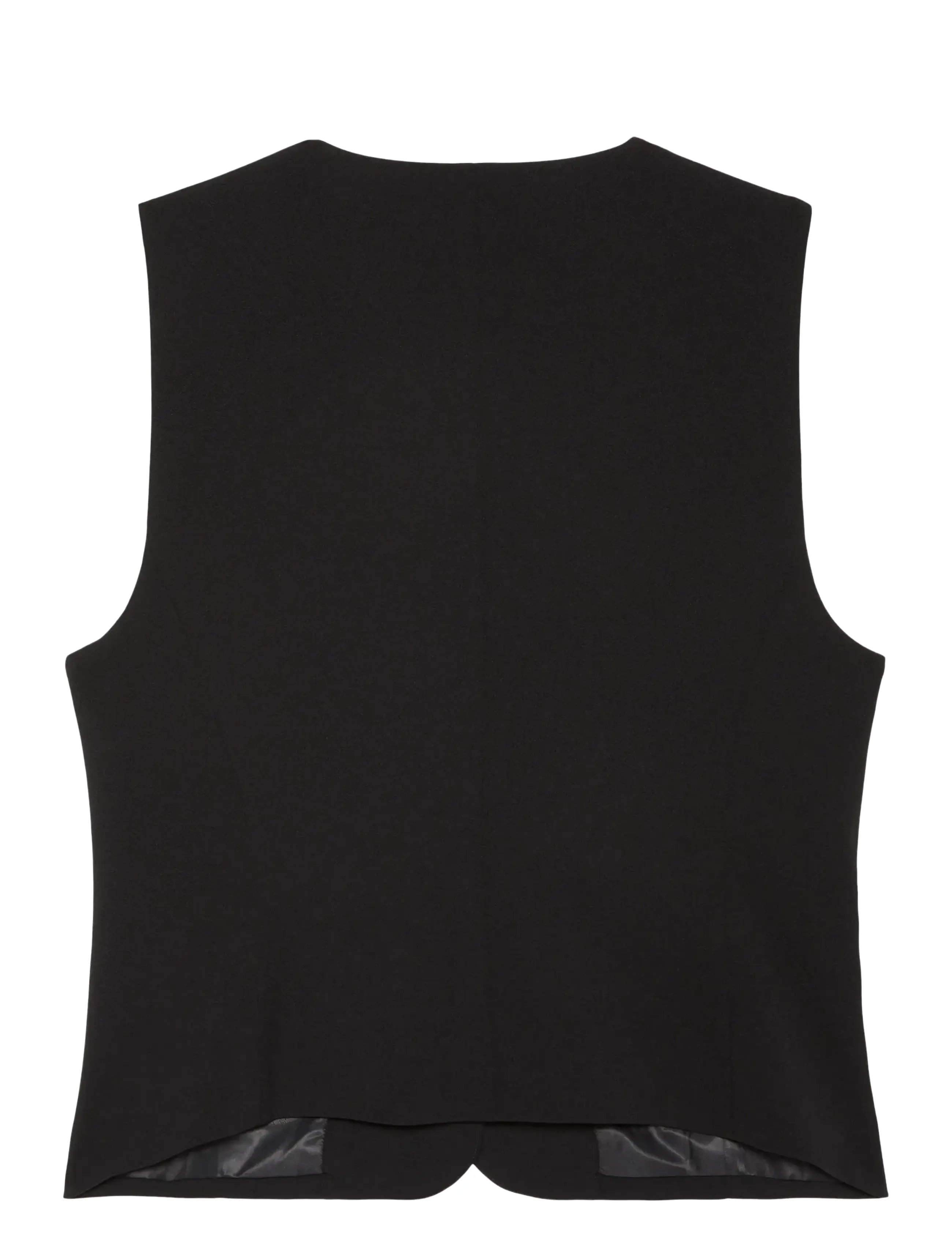Calvin Klein - STRETCH CREPE VEST - westen - black - 1