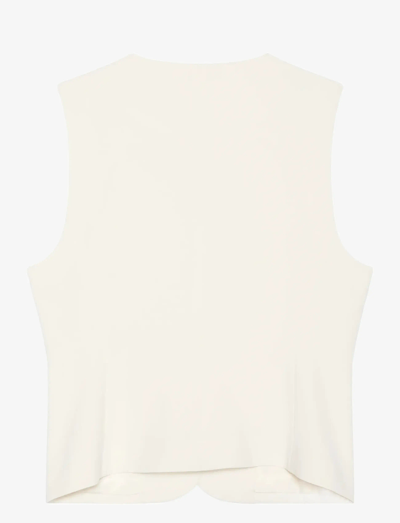 Calvin Klein - STRETCH CREPE VEST - veste - tofu - 1