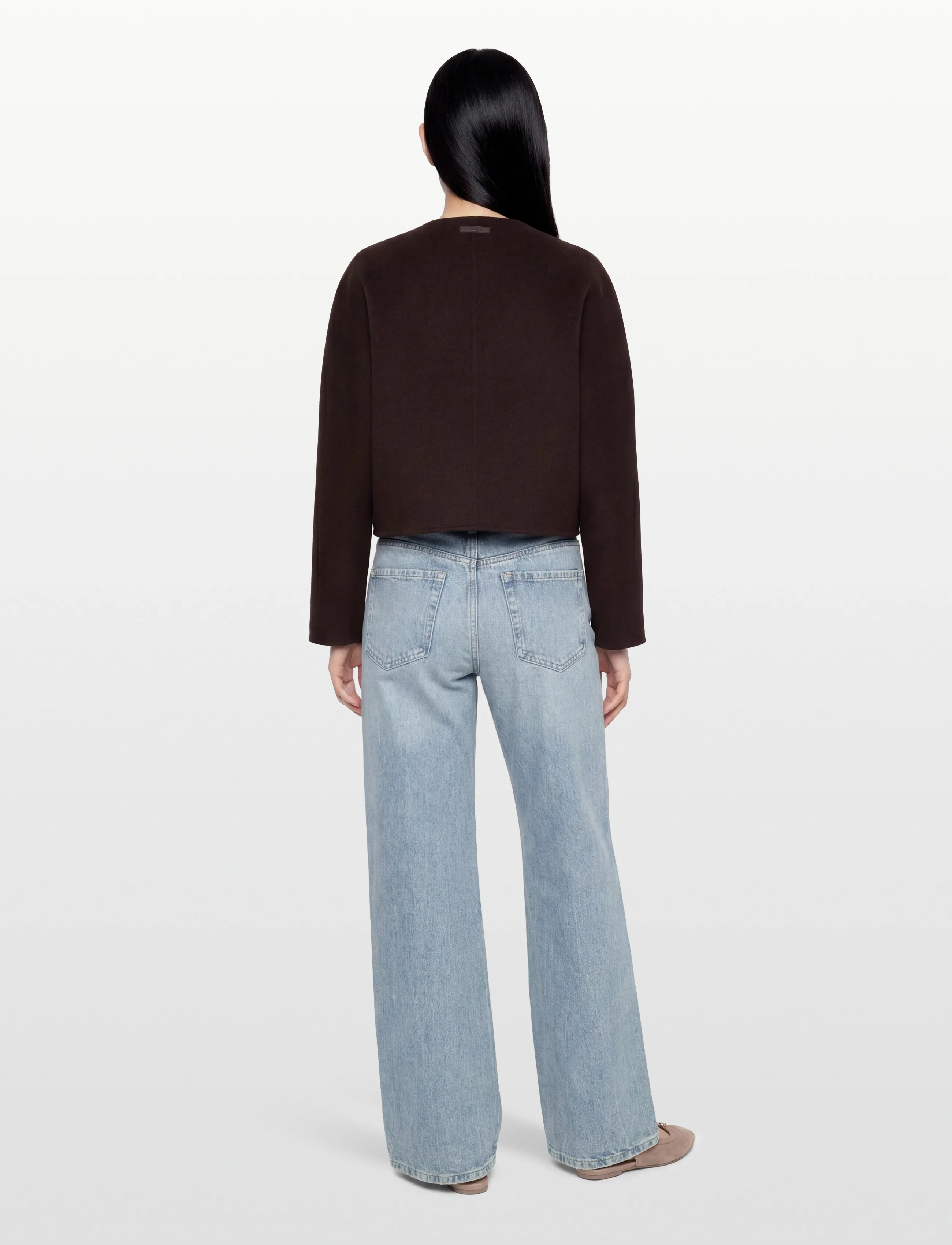 Short Df Wool Cardigan Jacket 3