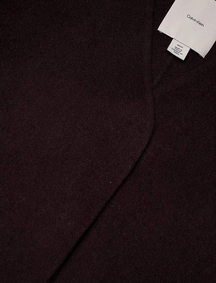 Calvin Klein - SHORT DF WOOL CARDIGAN JACKET - wełniane kurtki - b2552 dark brown - 2