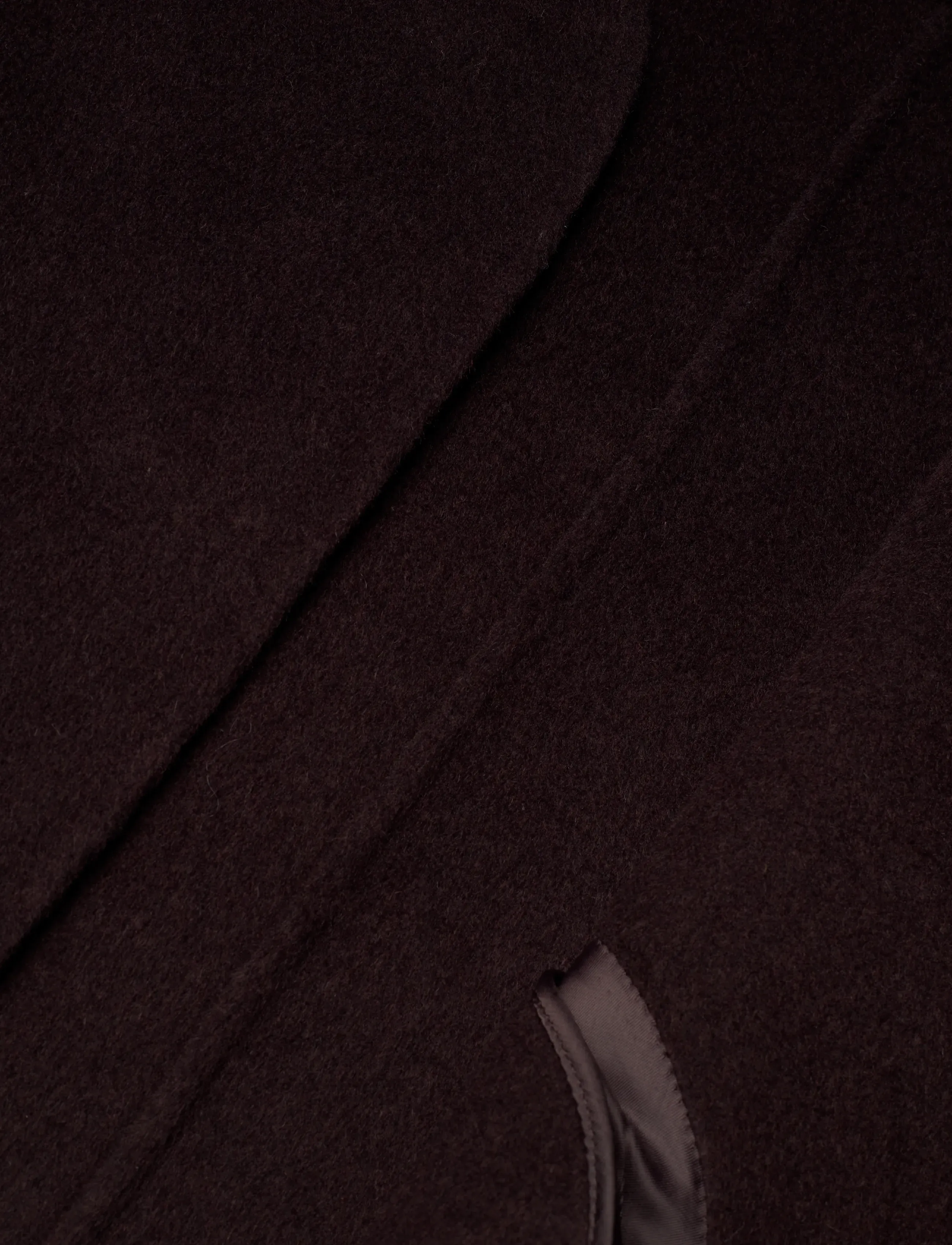 Calvin Klein - SHORT DF WOOL CARDIGAN JACKET - wełniane kurtki - b2552 dark brown - 4