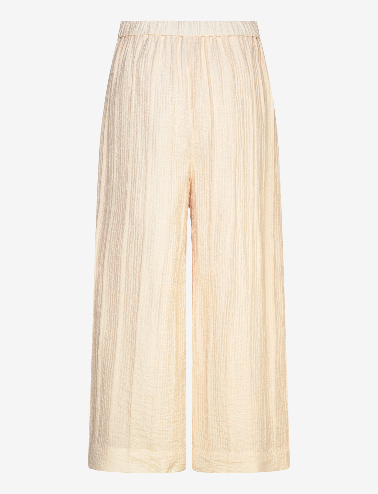 Calvin Klein - VISCOSE SHEER STRIPE PANT - bukser med lige ben - mother of pearl - 2