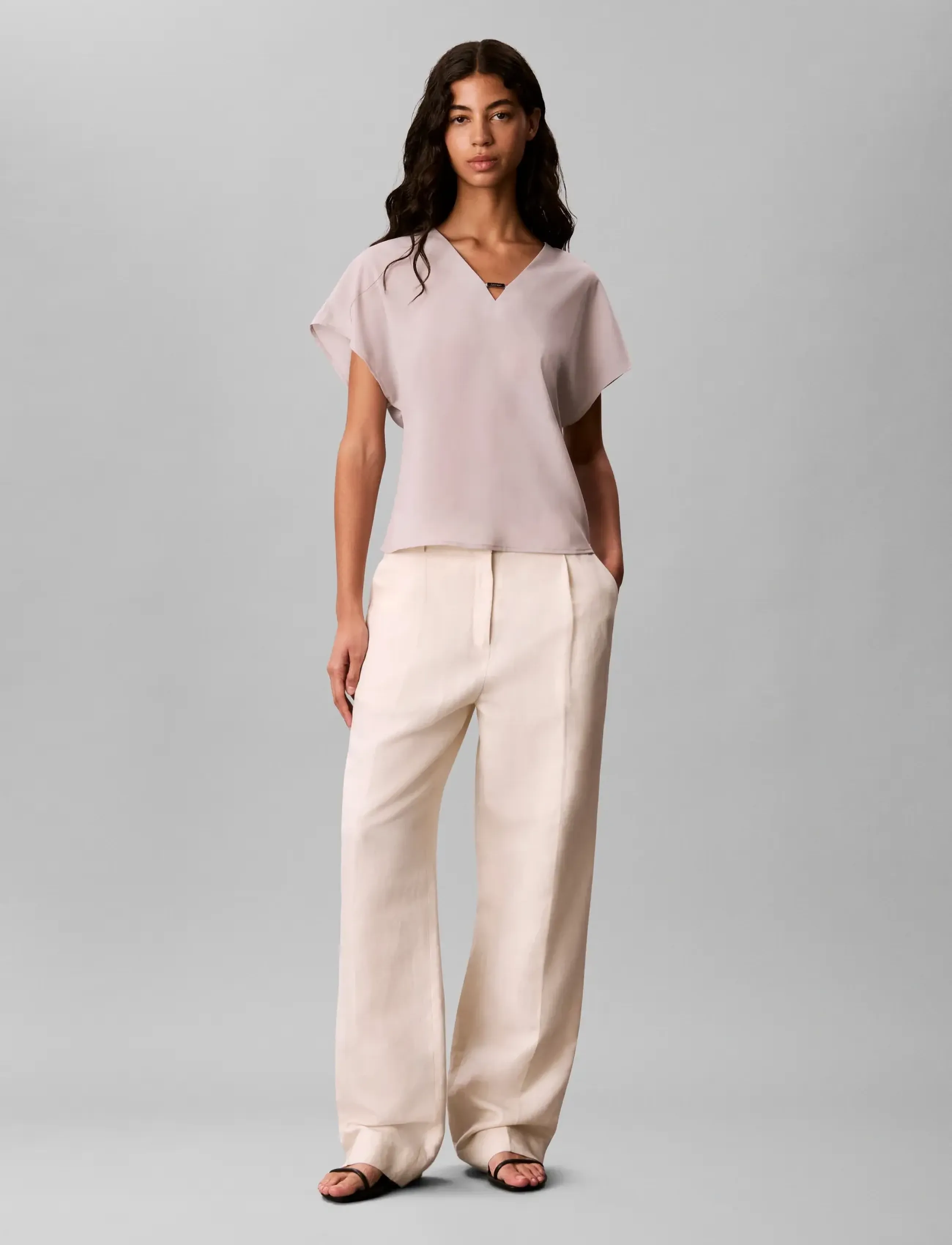 Calvin Klein Cdc Hardware Ss Top, Kvinder, Hardware Kortærmet Top, Pink, Str: L