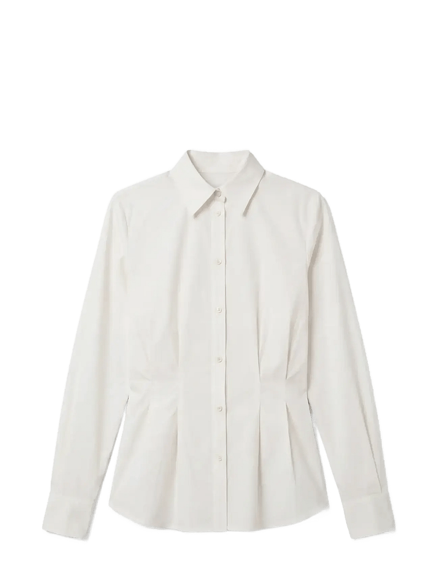 Calvin Klein - POPLIN FITTED SHIRT - tofu - 1