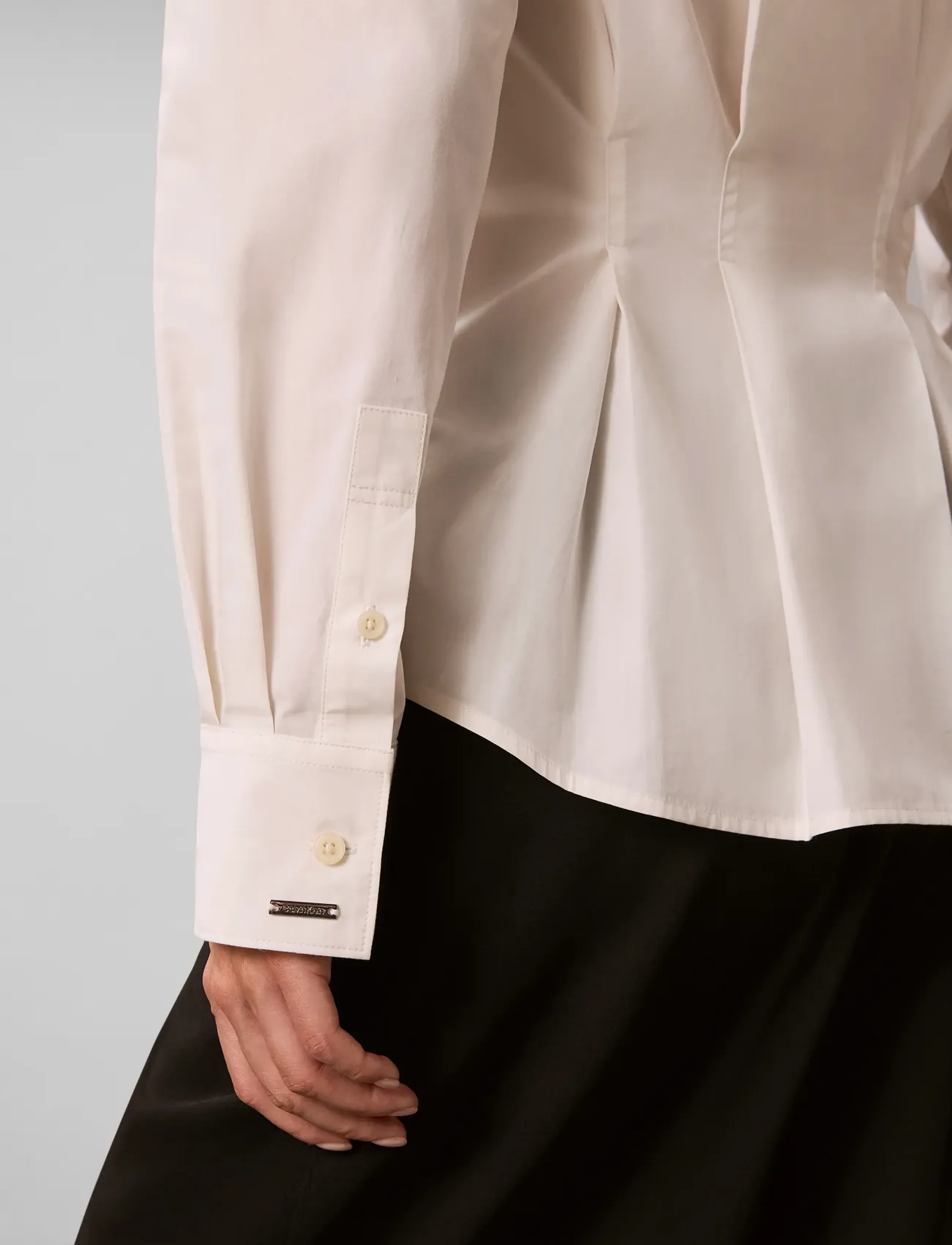 Calvin Klein - POPLIN FITTED SHIRT - tofu - 5