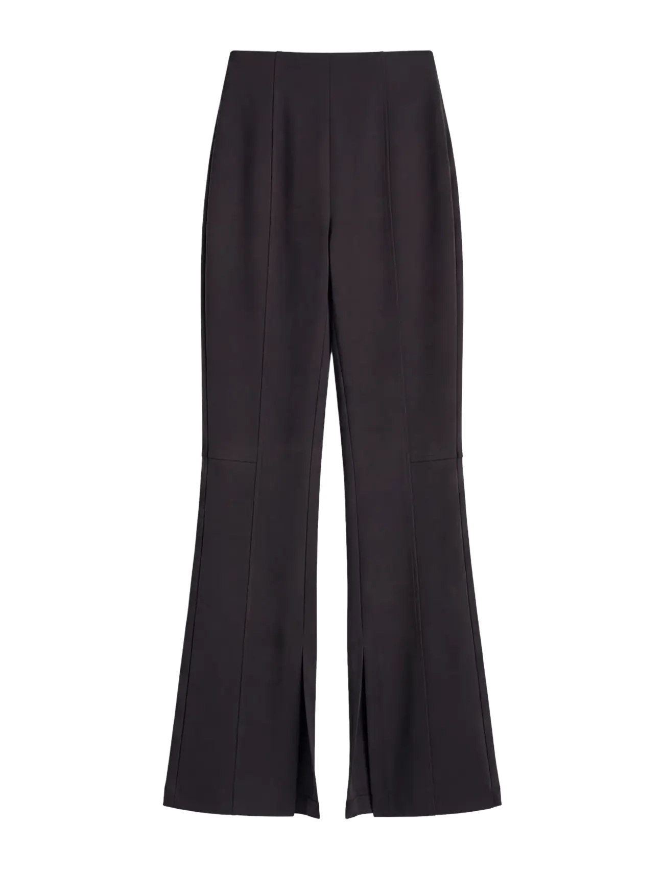 Calvin Klein - TAILORED KNIT FLARE PANT - flares - black - 1