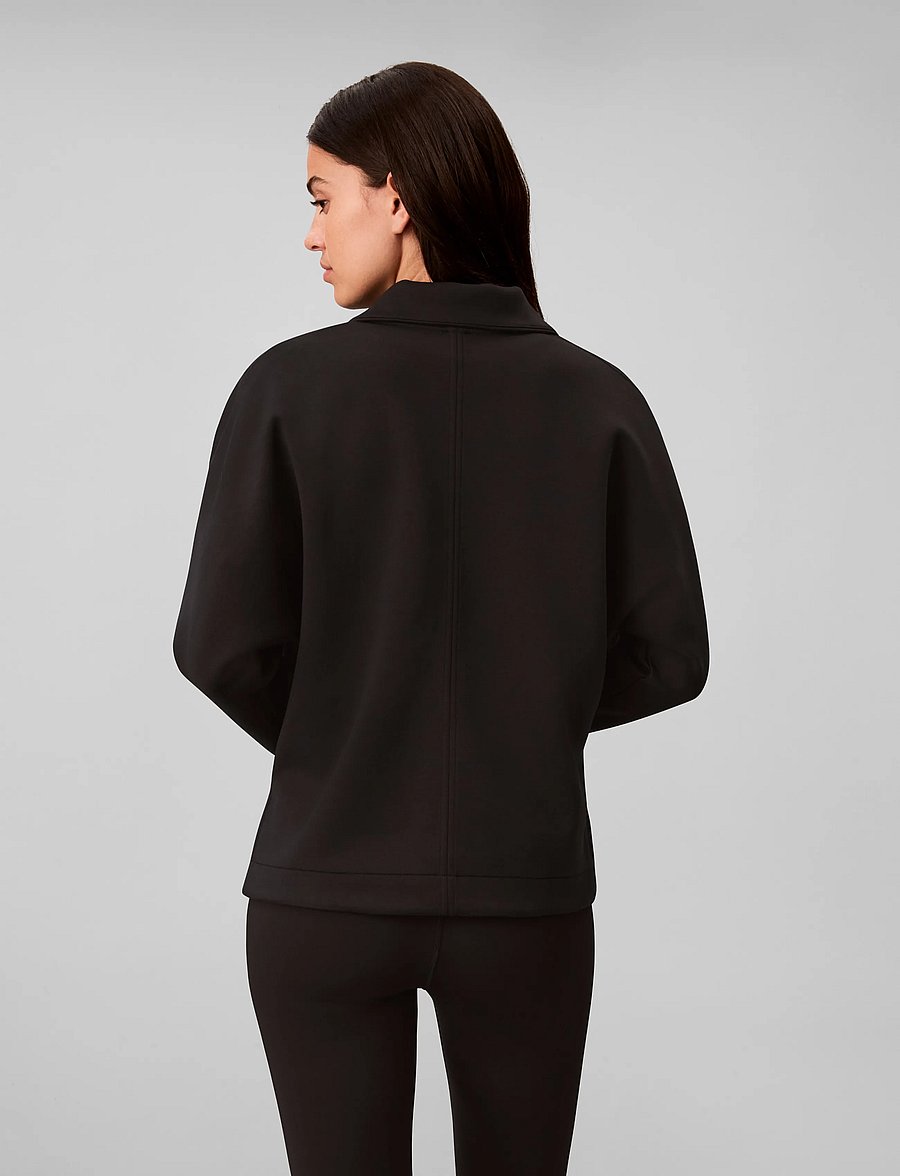 Calvin Klein - LS QTR ZIP DOLMAN SPACER FUNNEL - fleeces & midlayers - black - 2