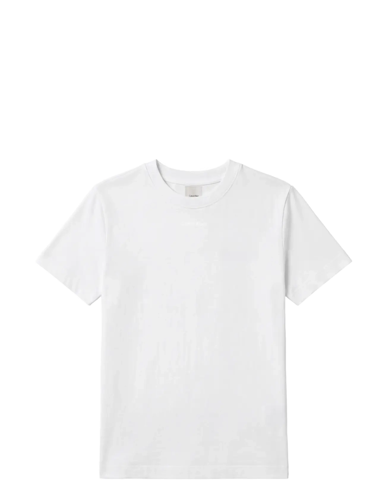 Calvin Klein SS 20s CLASSIC SEASONAL LOGO TEE - Clothing - BRIGHT WHITE / white
