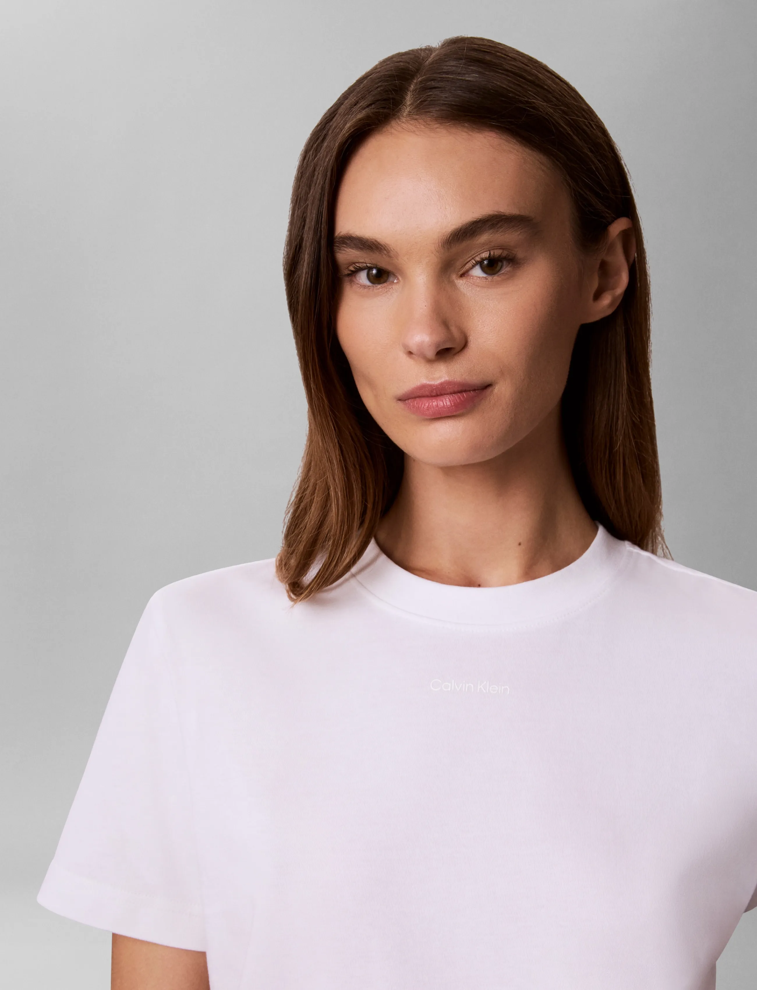 Calvin Klein - SS 20s CLASSIC SEASONAL LOGO TEE - bright white - 4
