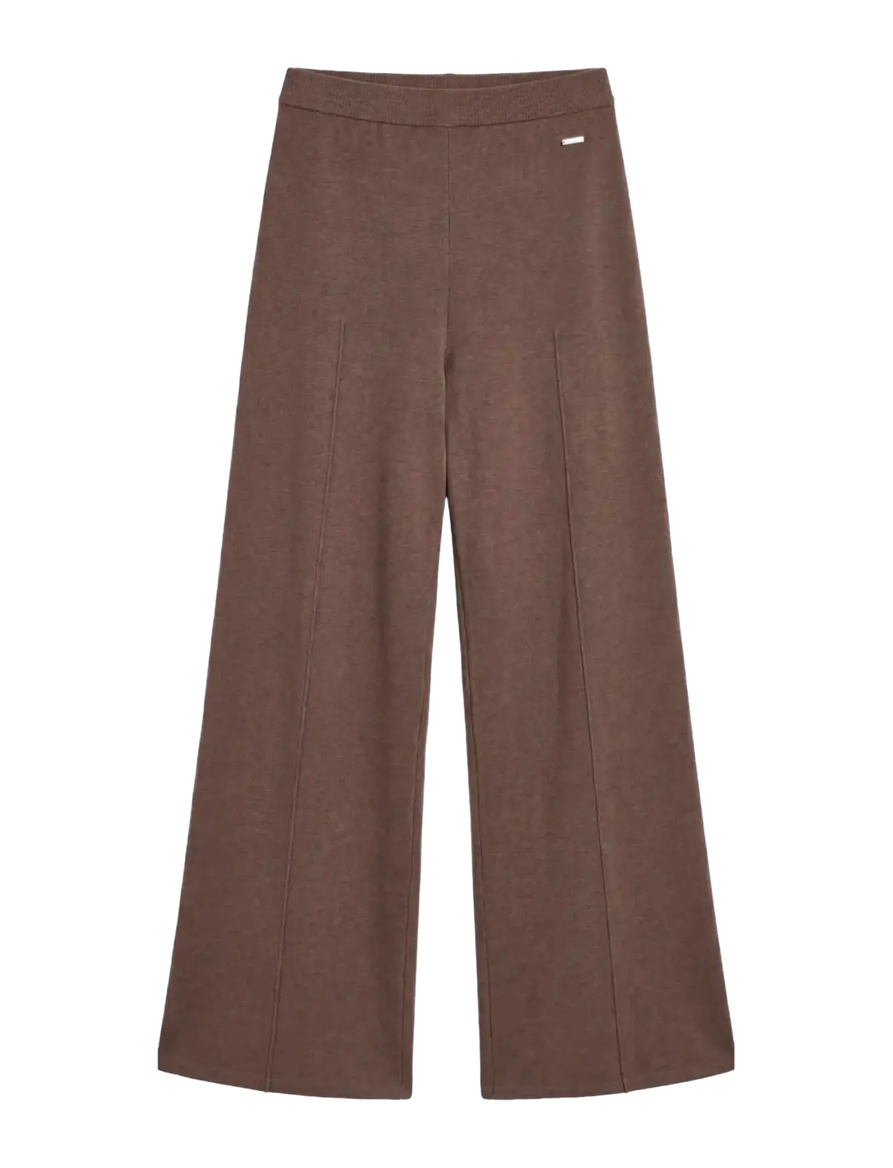 Calvin Klein - TECH KNIT PANT - vida byxor - shiitake melange - 1