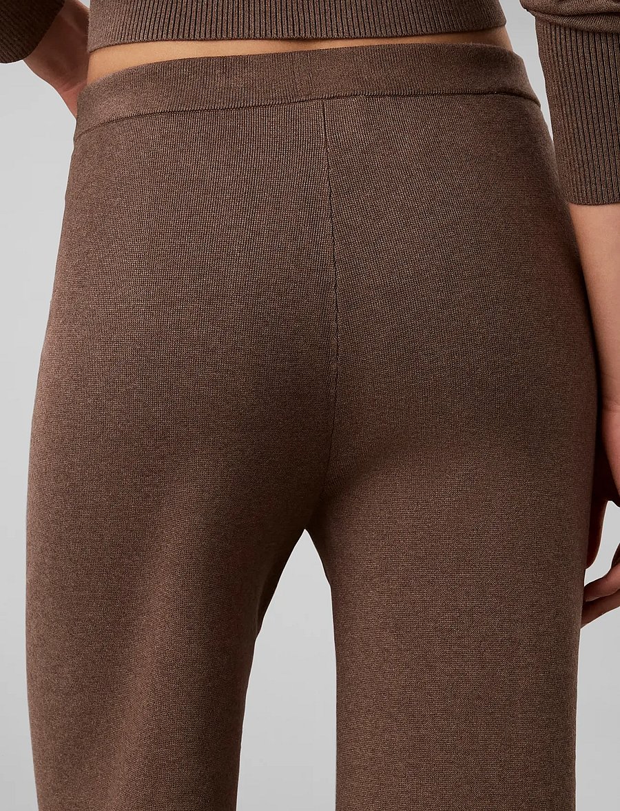 Calvin Klein - TECH KNIT PANT - vida byxor - shiitake melange - 5