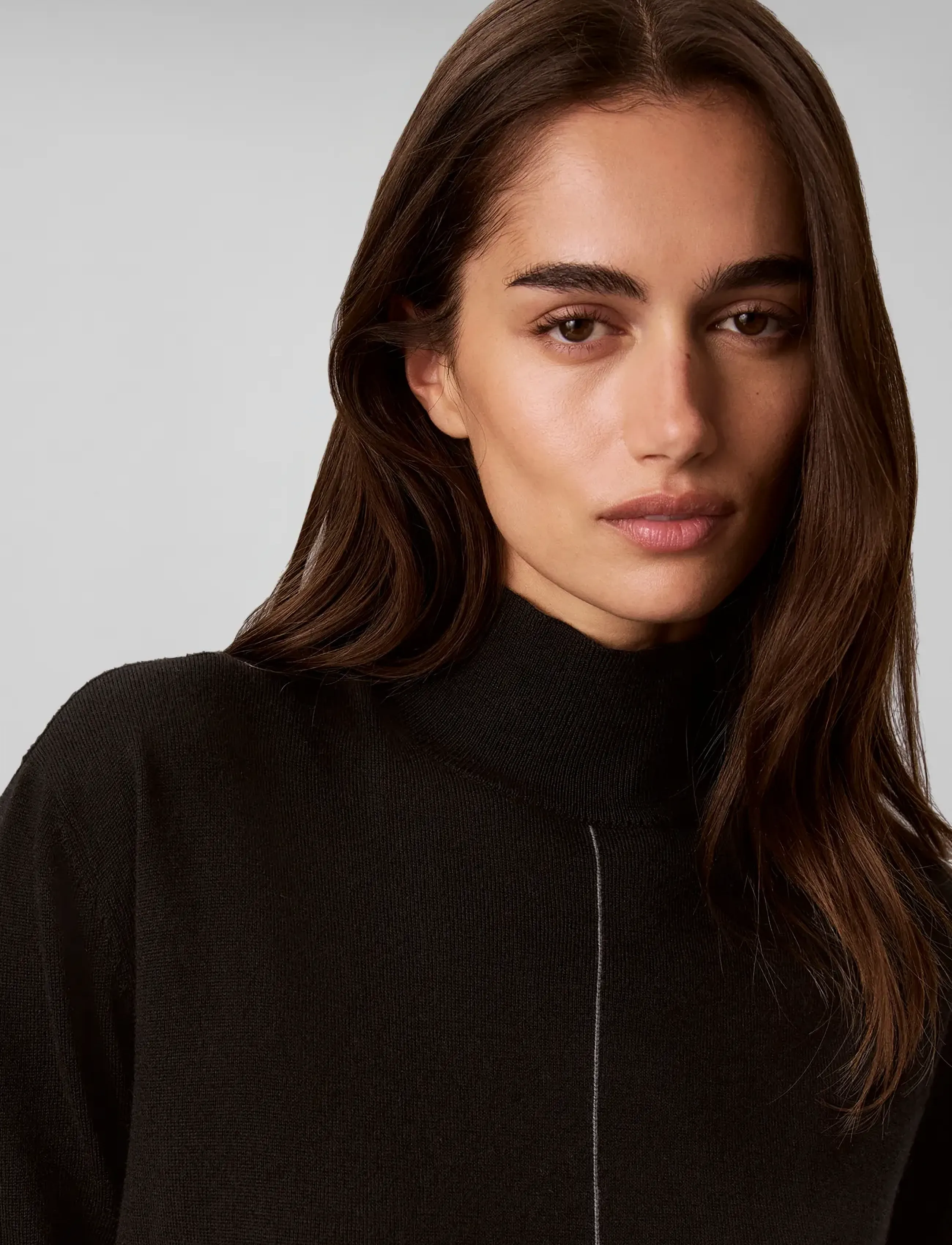 Calvin Klein - MERINO BLEND TNECK - black - 4
