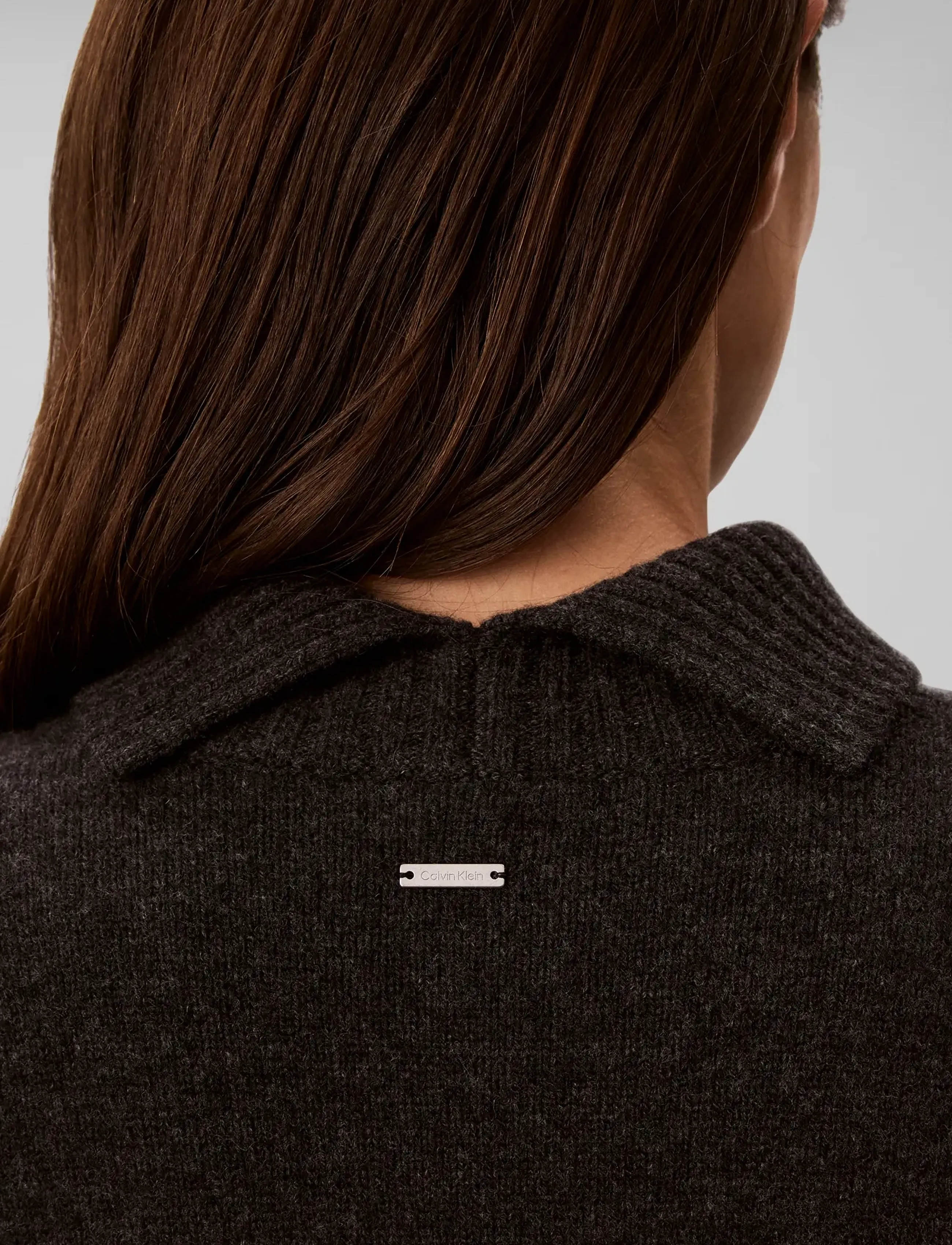 Calvin Klein Lux Wool Tneck Sweater tröjor dam – bild 5