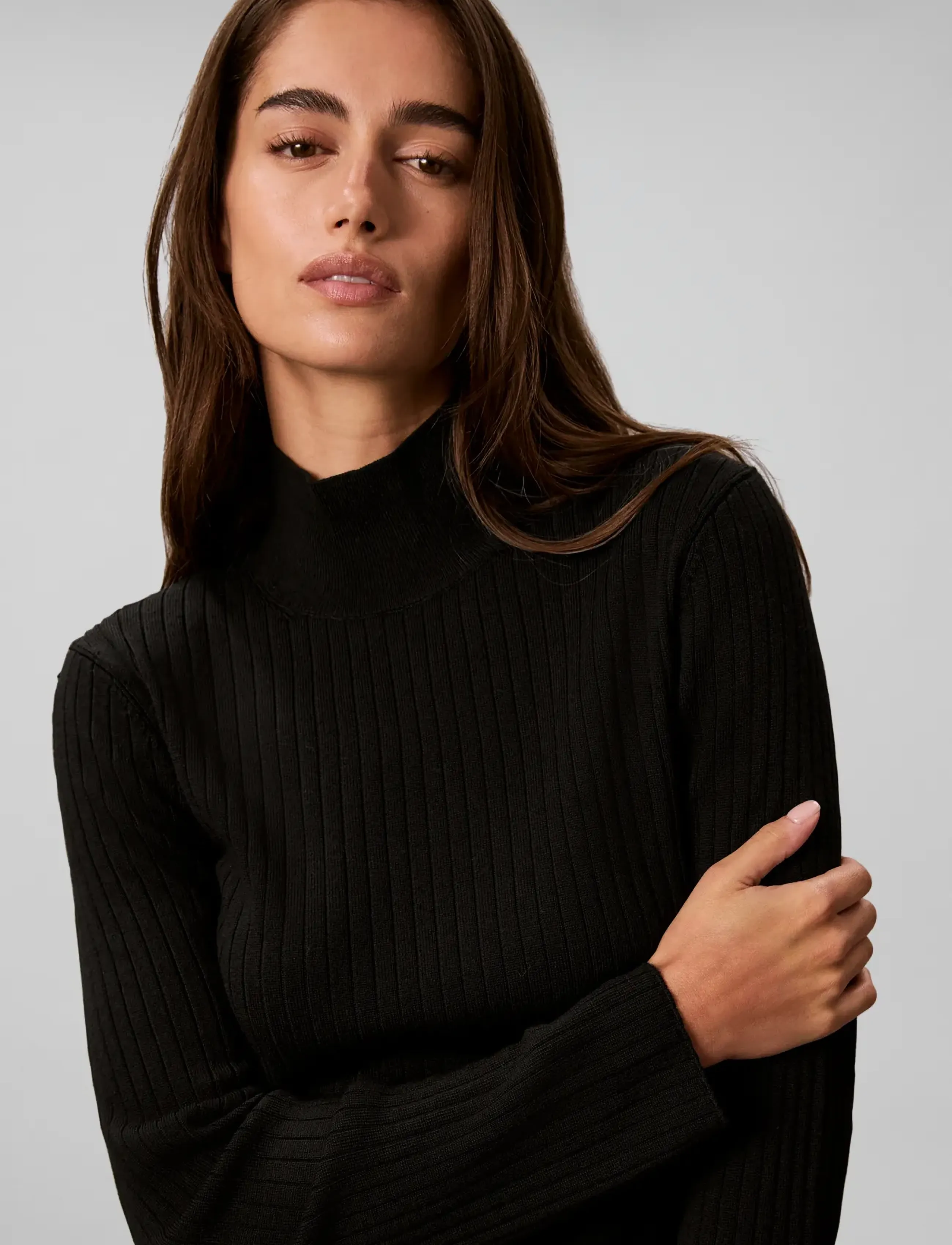 Calvin Klein - 100% MERINO TNECK - black - 4