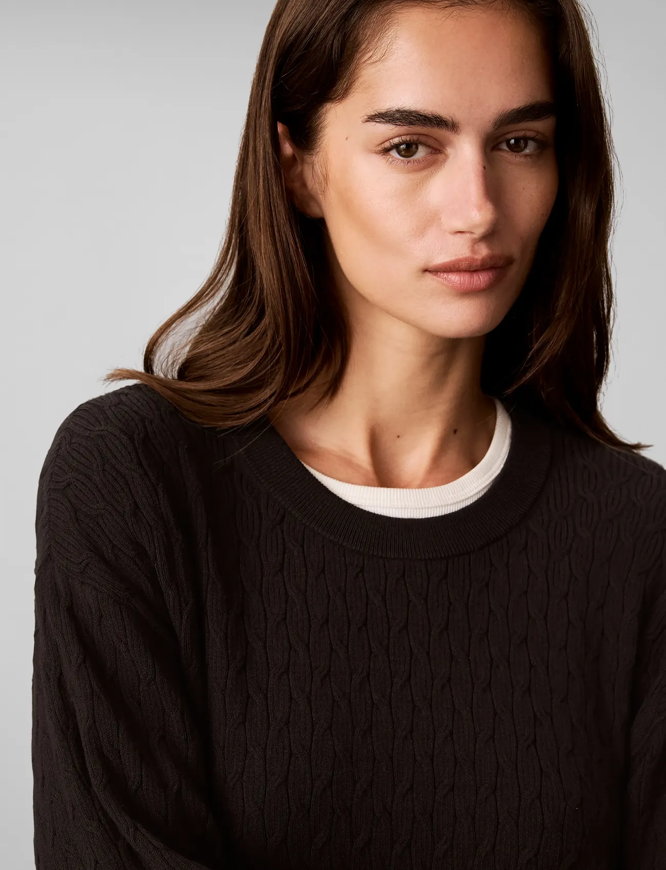 Calvin Klein - TECH KNIT CABLE PULLOVER - black - 4
