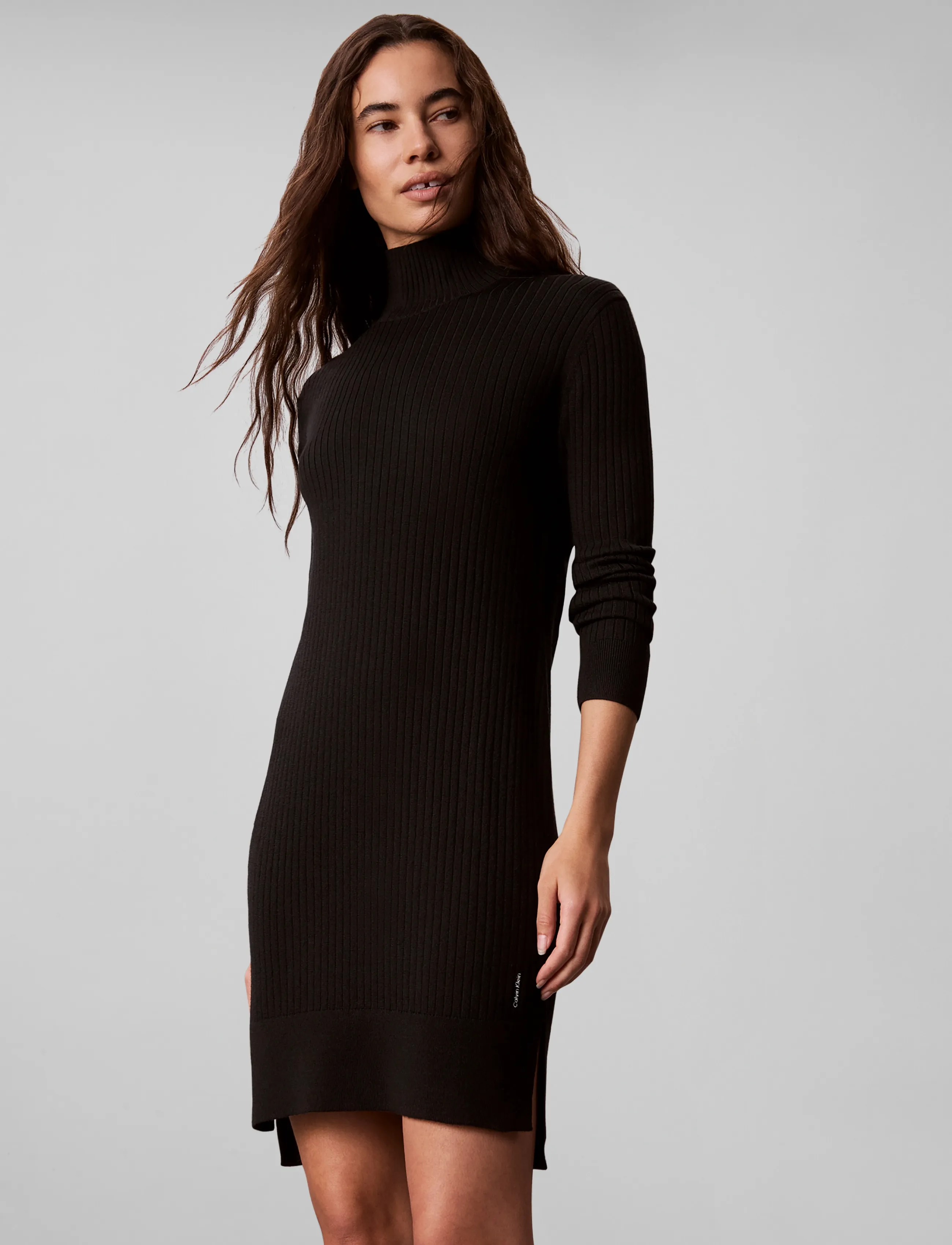 100% Merino Tneck Dress 3