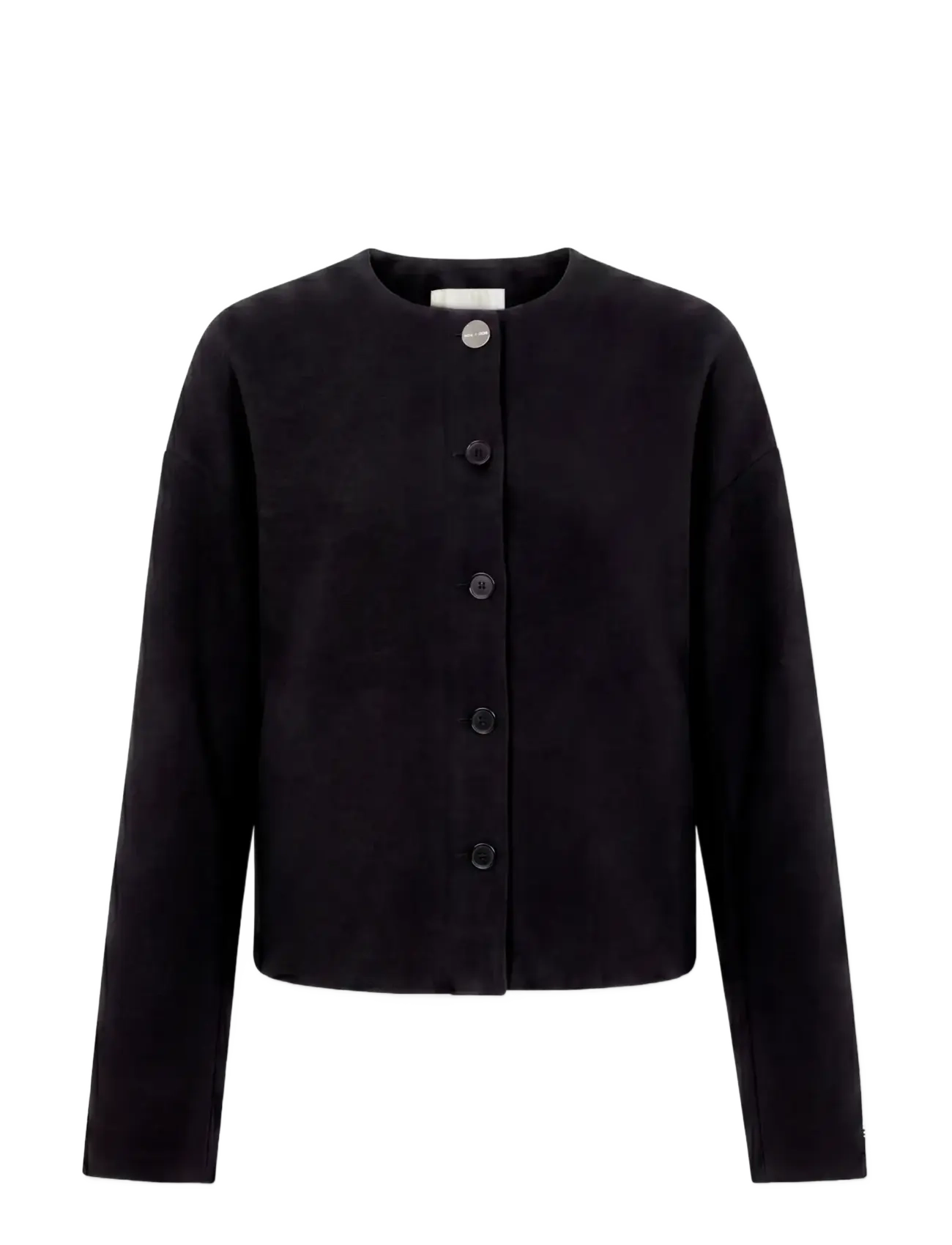 Calvin Klein - STRETCH CREPE LADY JACKET - leichte jacken - black - 1