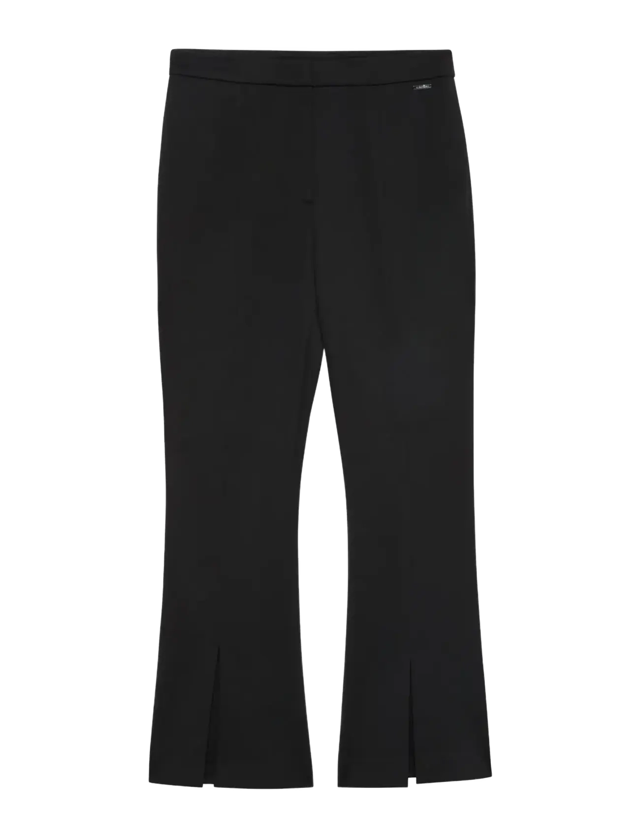 Calvin Klein - PONTE SLIM KICK FLARE PANT - flare bukser - black - 1