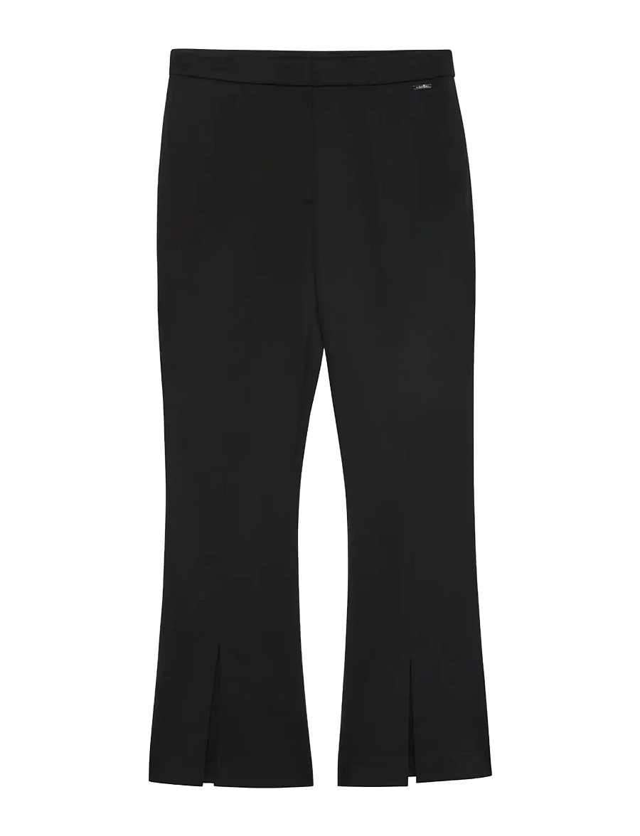 Calvin Klein - PONTE SLIM KICK FLARE PANT - flare bukser - black - 1