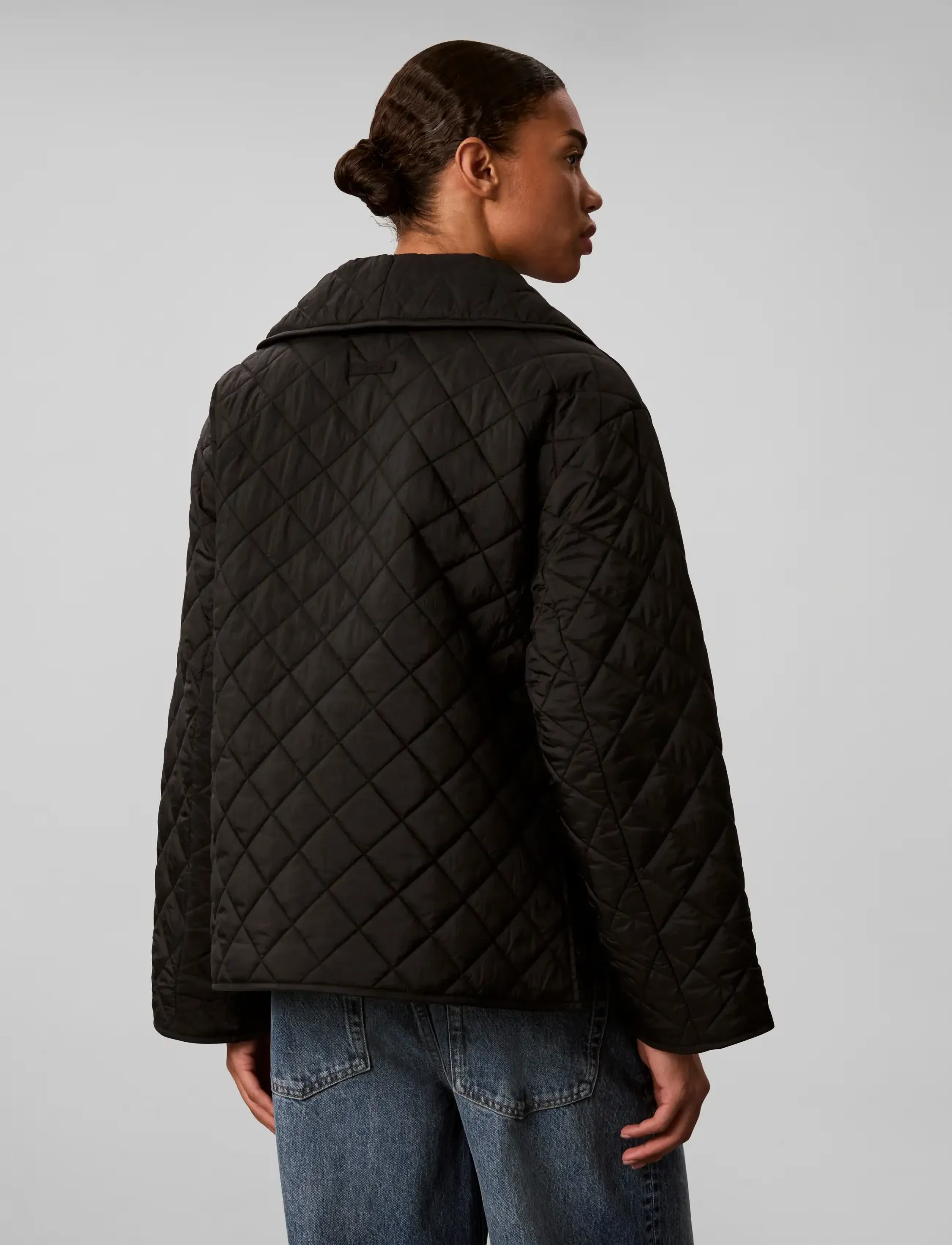 Calvin Klein - LW SHORT QUILTED LINER JACKET - black - 2