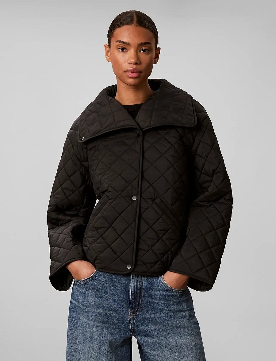 Calvin Klein - LW SHORT QUILTED LINER JACKET - black - 3