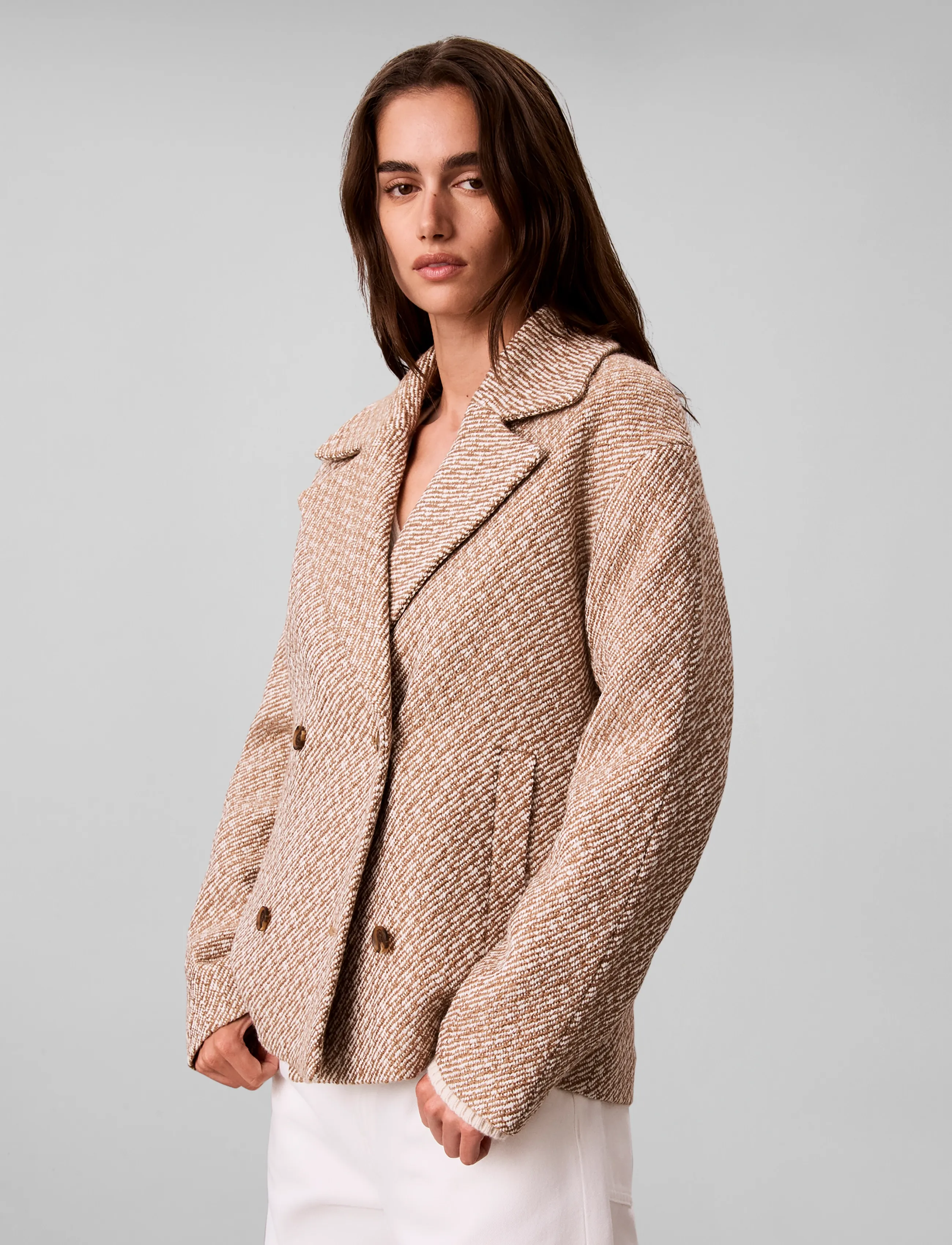 Calvin Klein Relaxed Short Peacoat jackor dam – bild 6