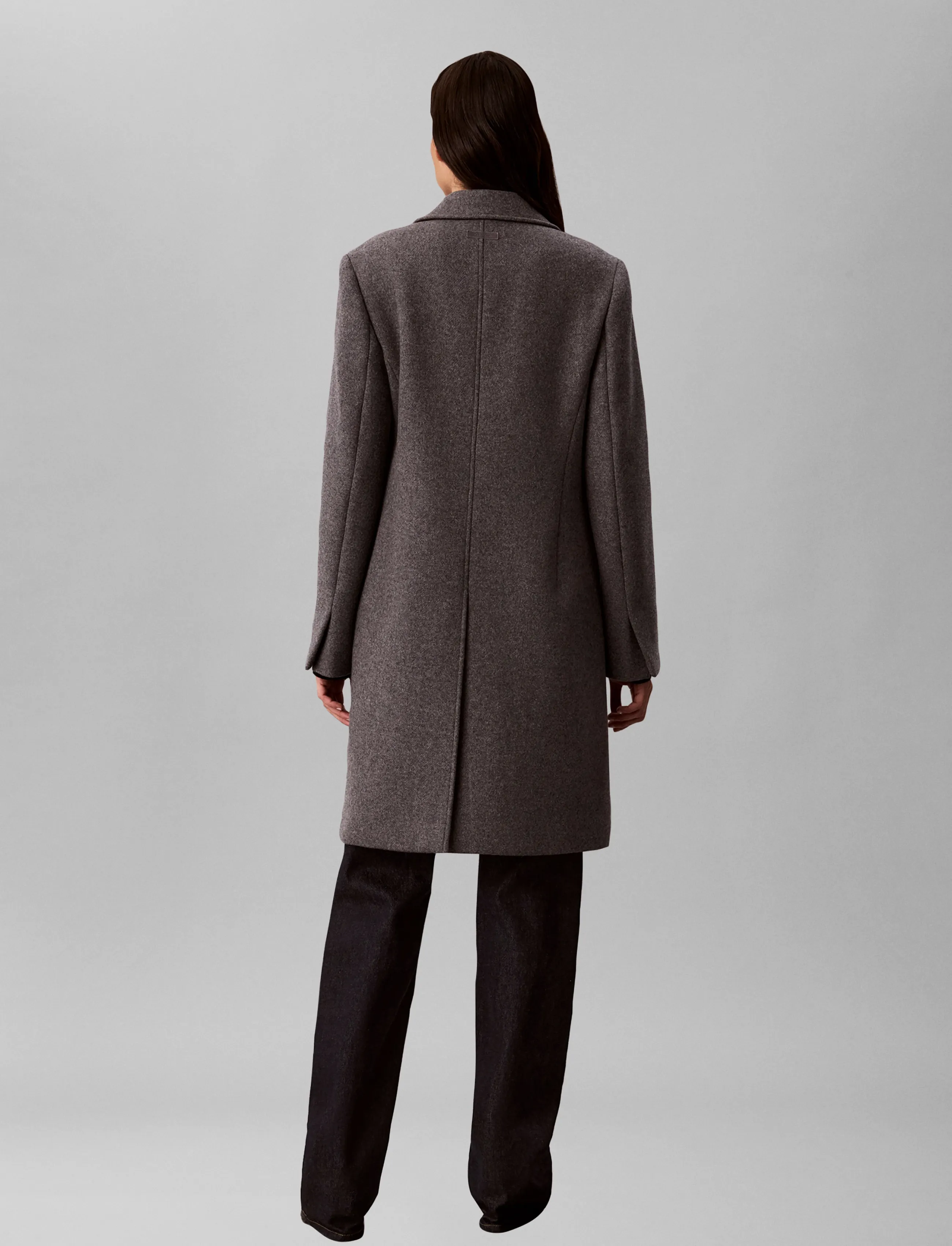 Calvin Klein - TAILORED SINGLE BREASTED WOOL CO - frakker - b30 grey heather - 2