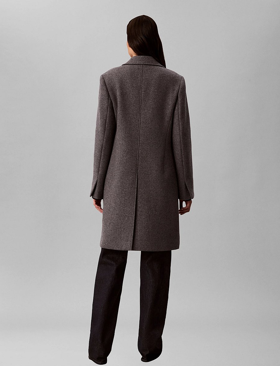 Calvin Klein - TAILORED SINGLE BREASTED WOOL CO - frakker - b30 grey heather - 2