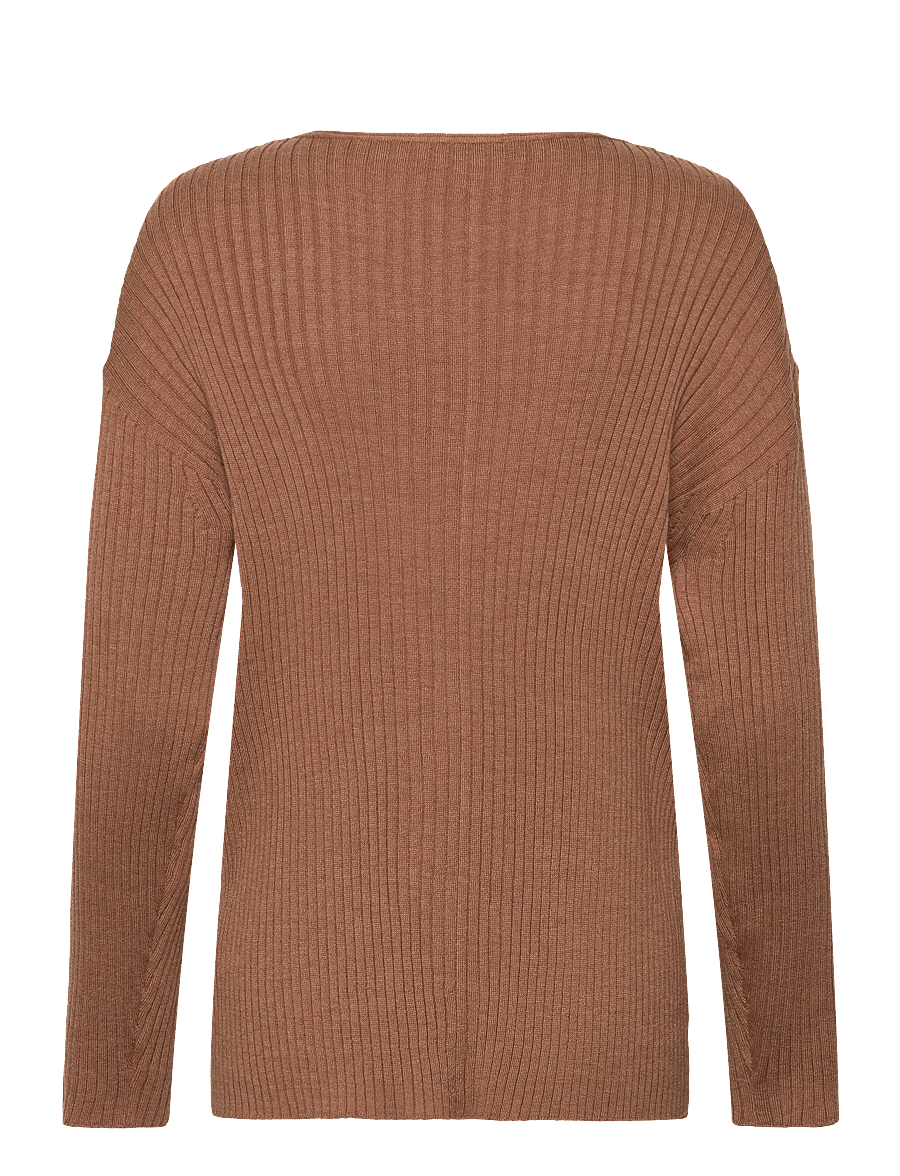 Calvin Klein - BURAN RIB TOP - pullover - thrush melange - 2