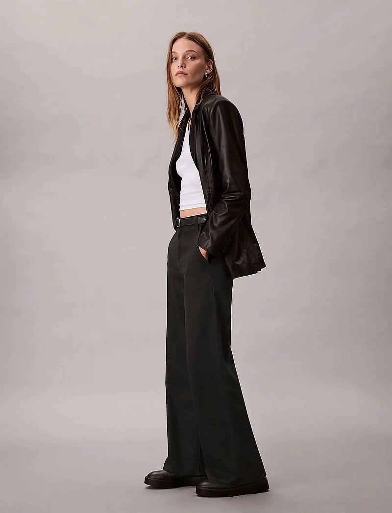 Calvin Klein - TENCEL ULTRA HIGH WIDE LEG CLASS - vida jeans - ck classic black - 3