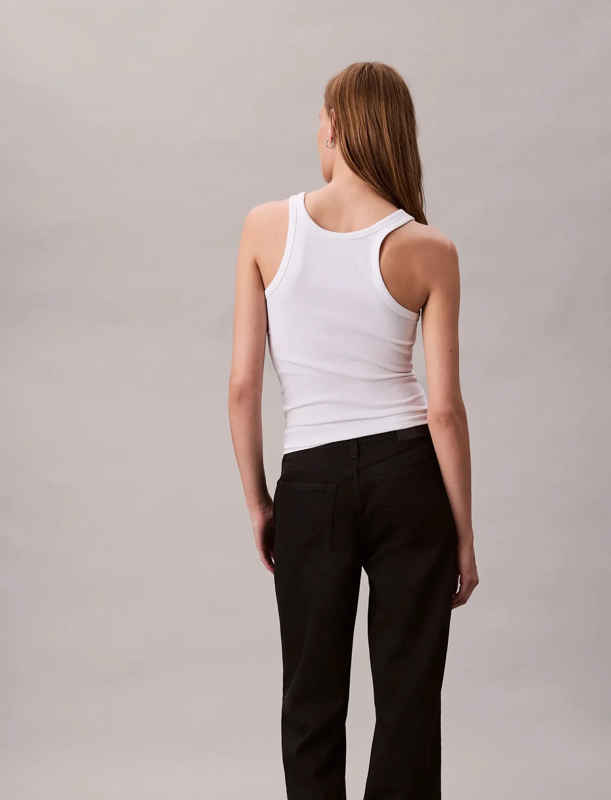 Calvin Klein - TENCEL ULTRA HIGH WIDE LEG CLASS - hosen mit weitem bein - ck classic black - 4