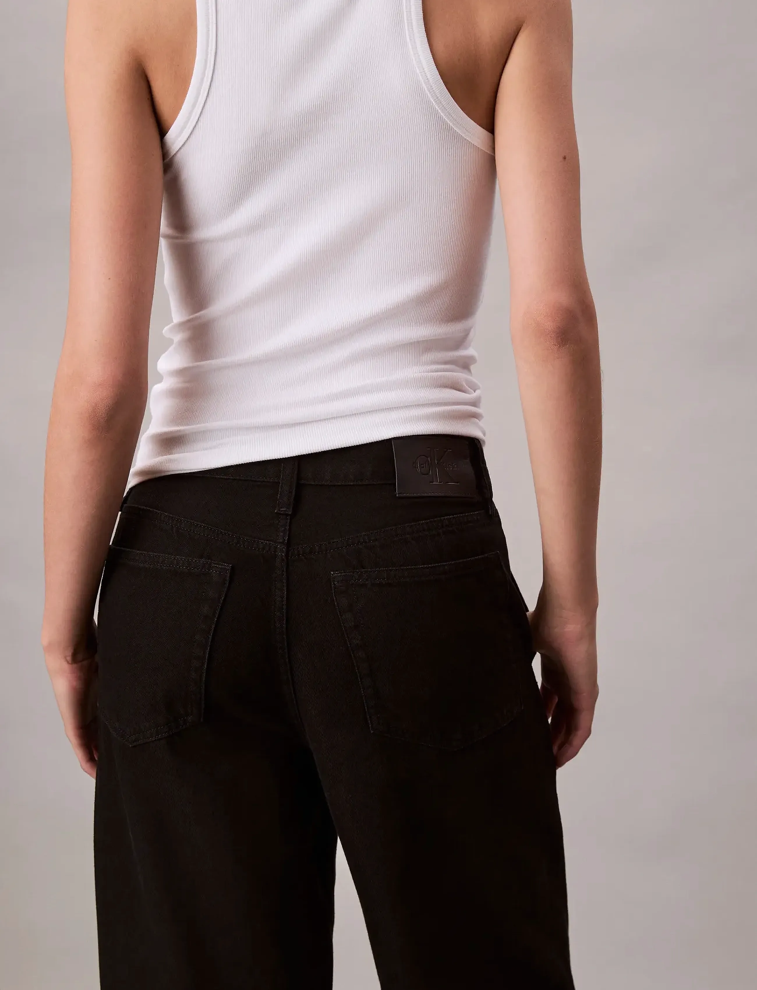 Calvin Klein Tencel Ultra High Wide Leg Class vida jeans dam – bild 6