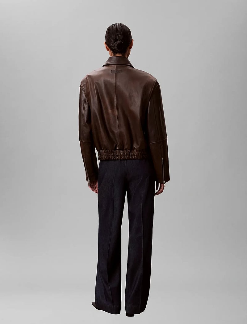 Calvin Klein - ULTRA HIGH DENIM TROUSER DARK RI - laia säärega püksid - dark rinse - 2