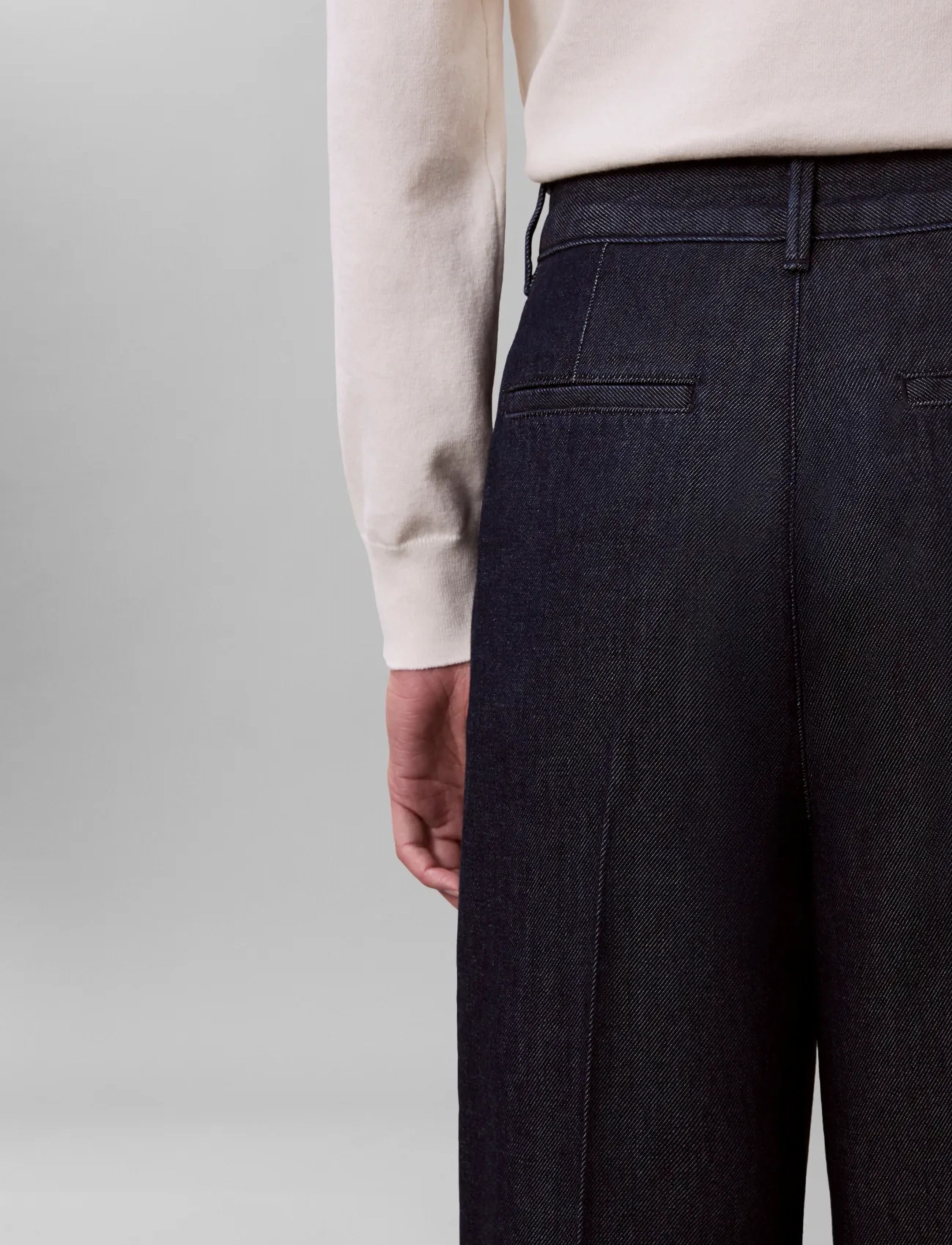 Calvin Klein Ultra High Denim Trouser Dark Ri cargobyxor dam – bild 5