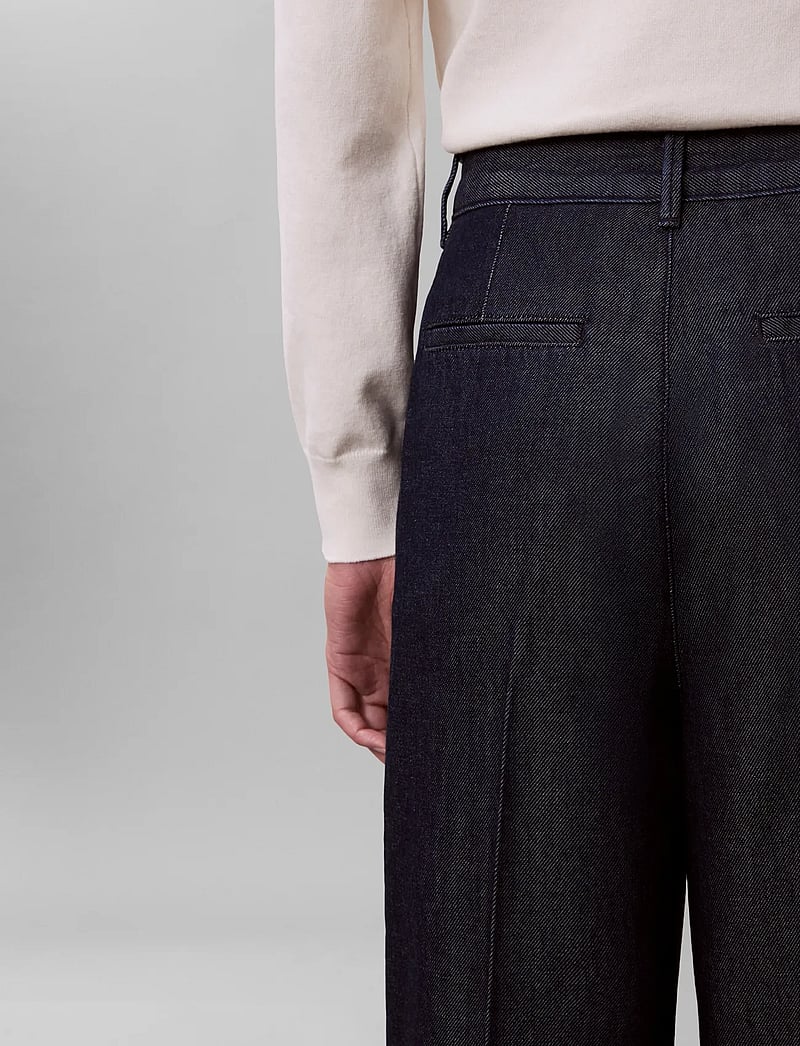 Calvin Klein - ULTRA HIGH DENIM TROUSER DARK RI - laia säärega püksid - dark rinse - 5