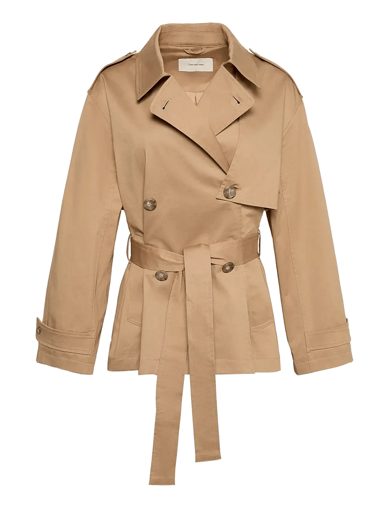 Calvin Klein - MID LENGTH COTTON TRENCH COAT - trenchcoats - tigers eye - 1