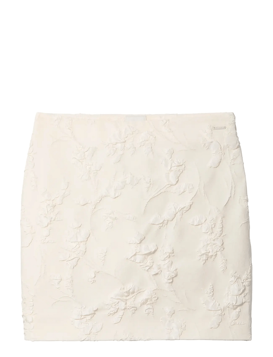 Calvin Klein - CLOQUE MINI SKIRT - korte nederdele - calico floral cuttings cloque jacqu - 1