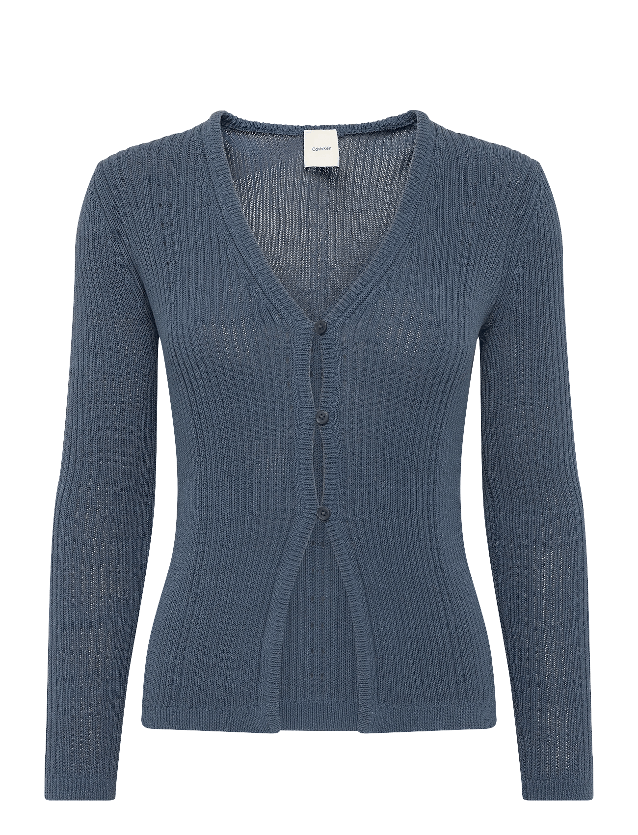 Calvin Klein | Pointelle Rib Cardigan | S